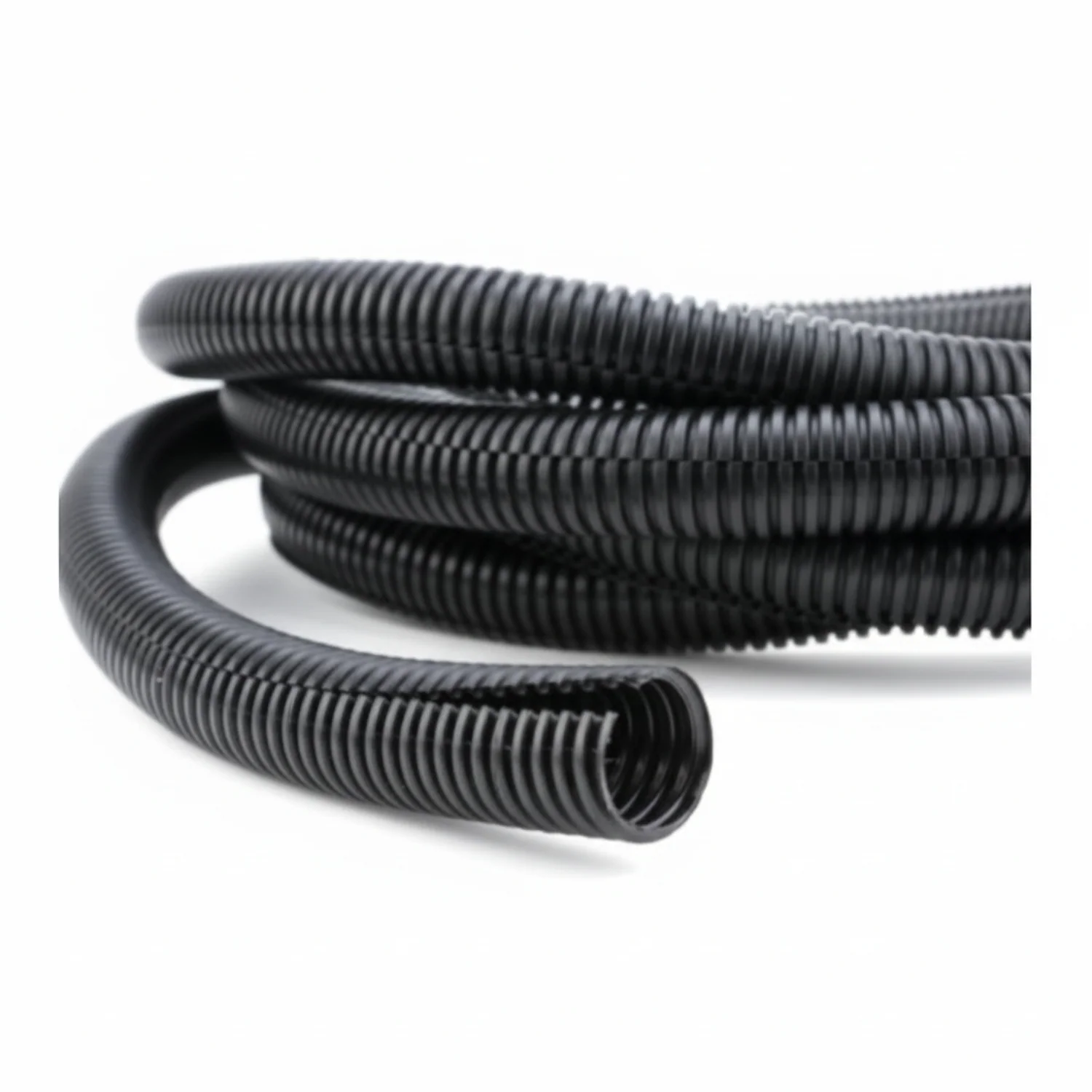 1-1/2" Diameter Polyethylene UV Black Split Loom Wire Tubing 100ft/Spool