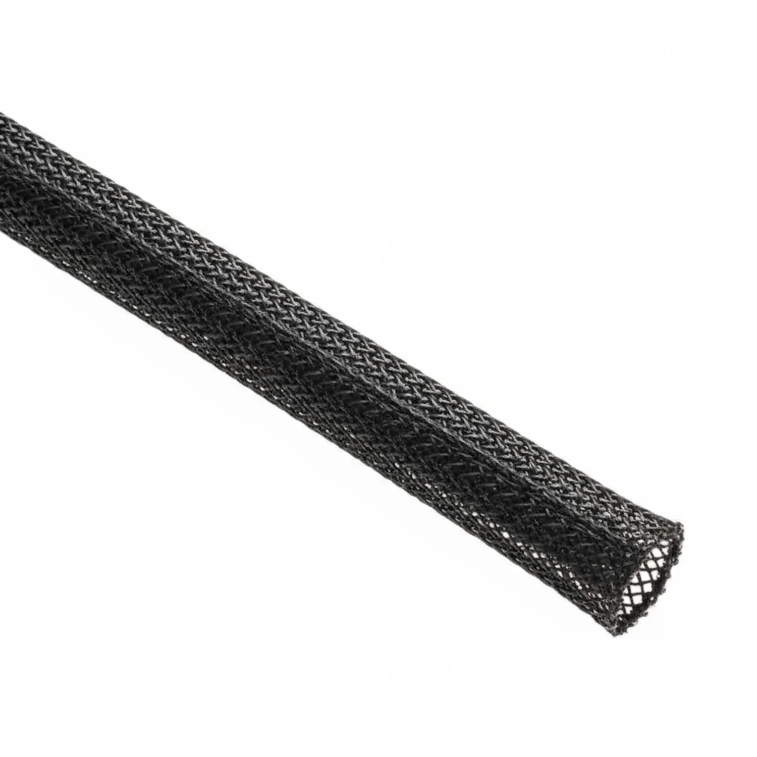 1 1/4” Black Techflex Flexo PET Expandable Braided Sleeving 50ft - Image 4