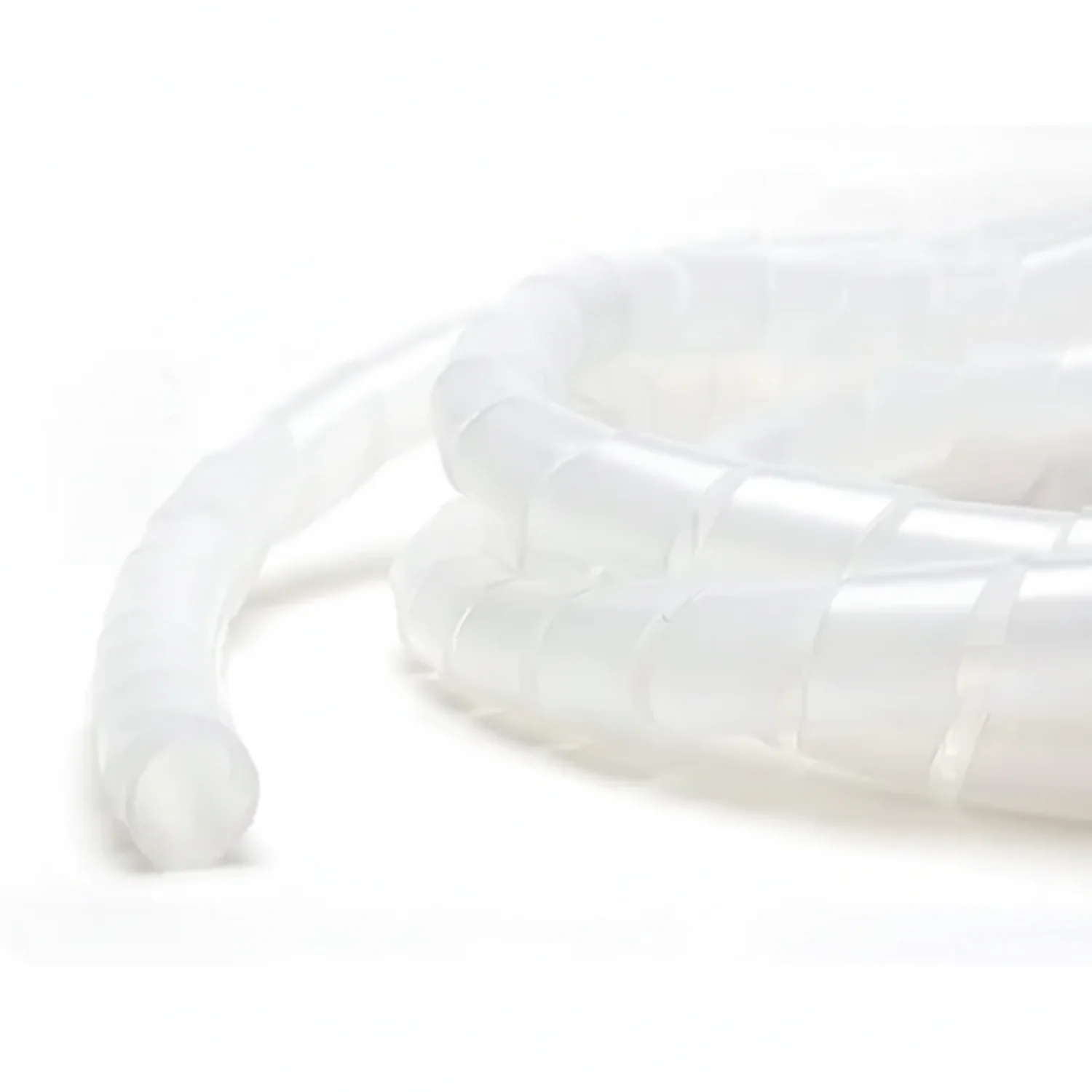 1 1/4" Diameter Polyethylene Natural Spiral Wrap 50ft/Spool