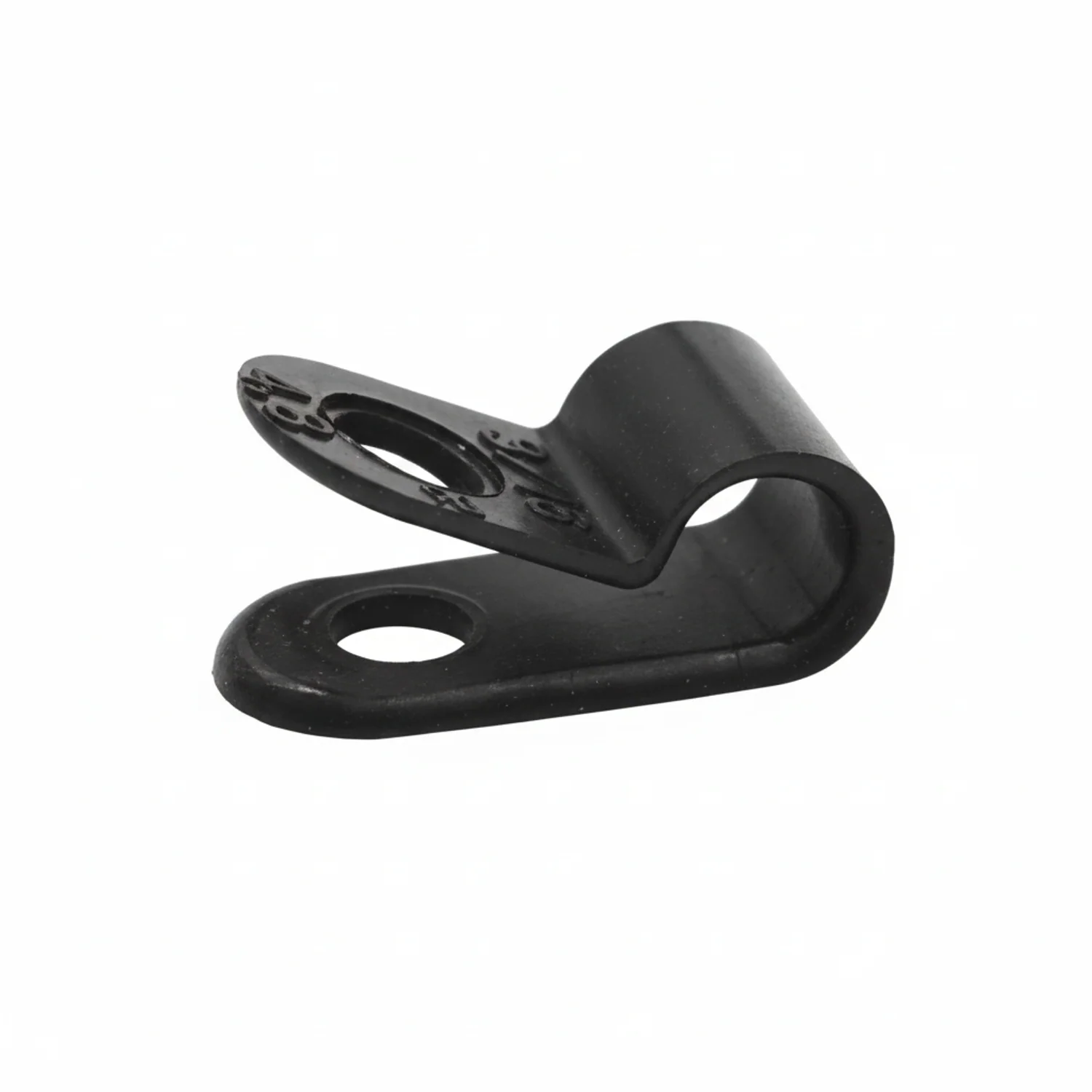 1/8"  Black Heavy Duty Cable Clamp 1/2" wide, 1000/bag, CC5-1/8-0M - Image 2
