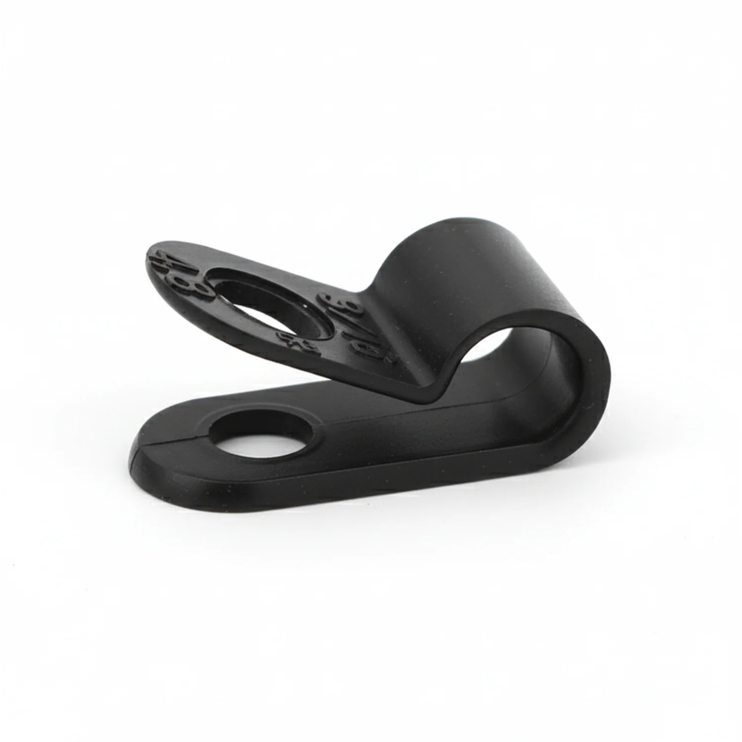 3/16"  Black Heavy Duty Cable Clamp 1/2" wide, 1000/bag, CC5-3/16-0M - Image 2
