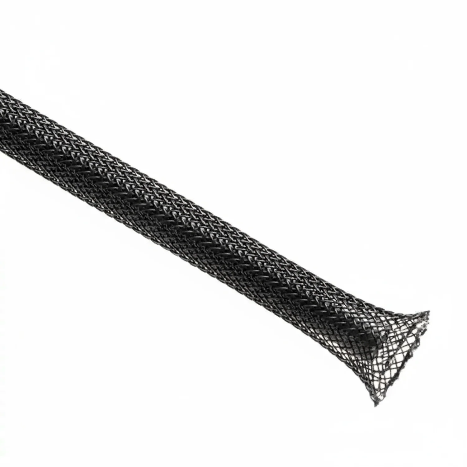 1/2” Black Techflex Flexo PET Expandable Braided Sleeving 100ft - Image 4