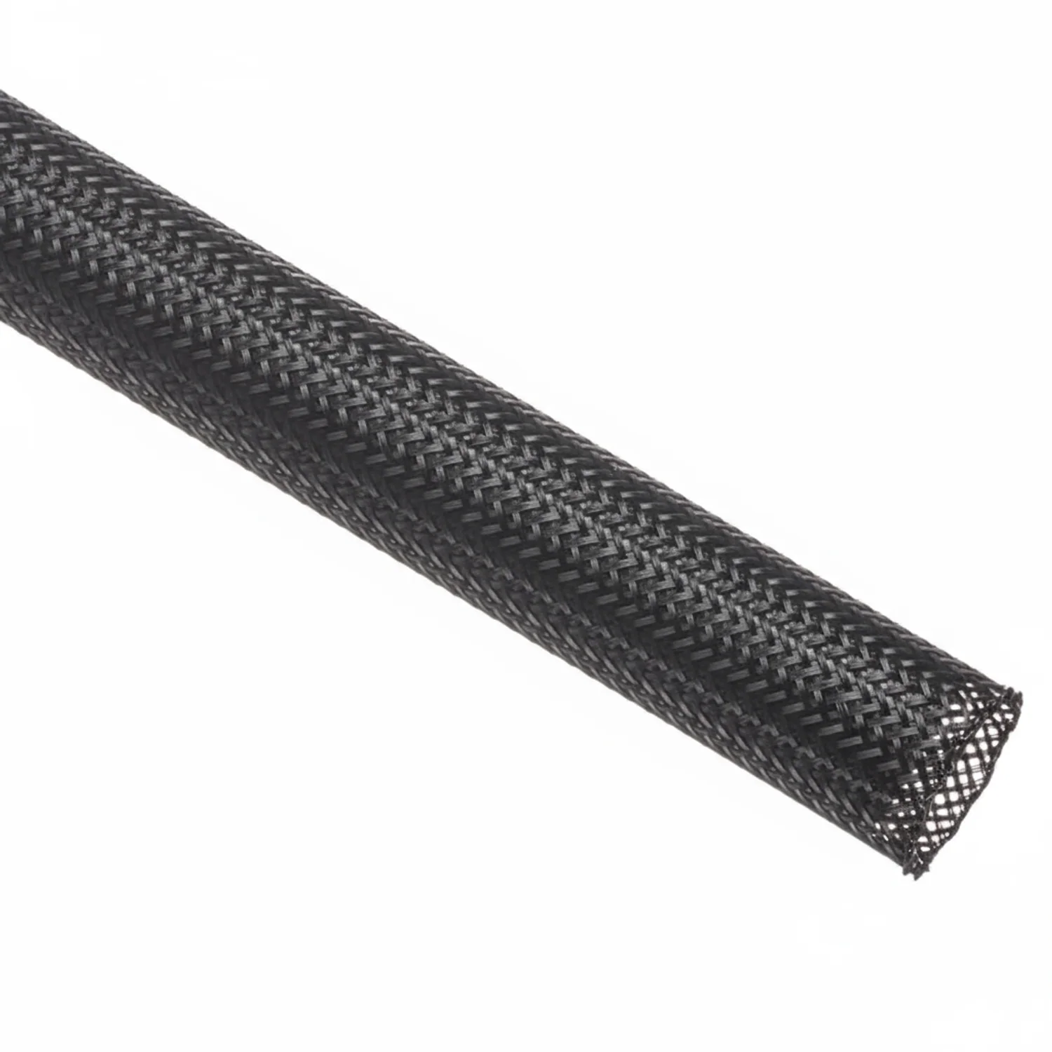 1 3/4” Black Techflex Clean Cut Fray Resistant Expandable Braided Sleeving 50ft - Image 3