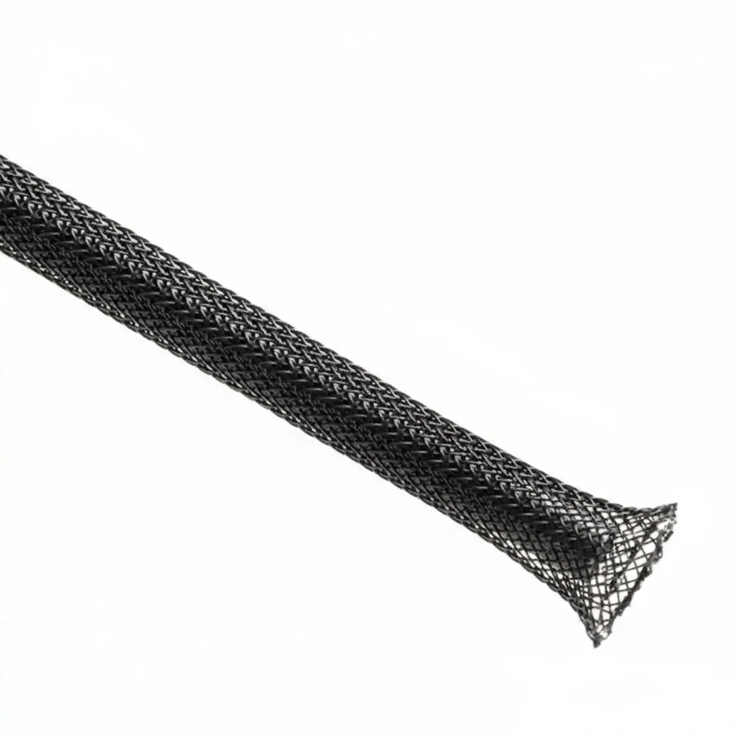 1 3/4” Black Techflex Flexo PET Expandable Braided Sleeving 30ft - Image 3