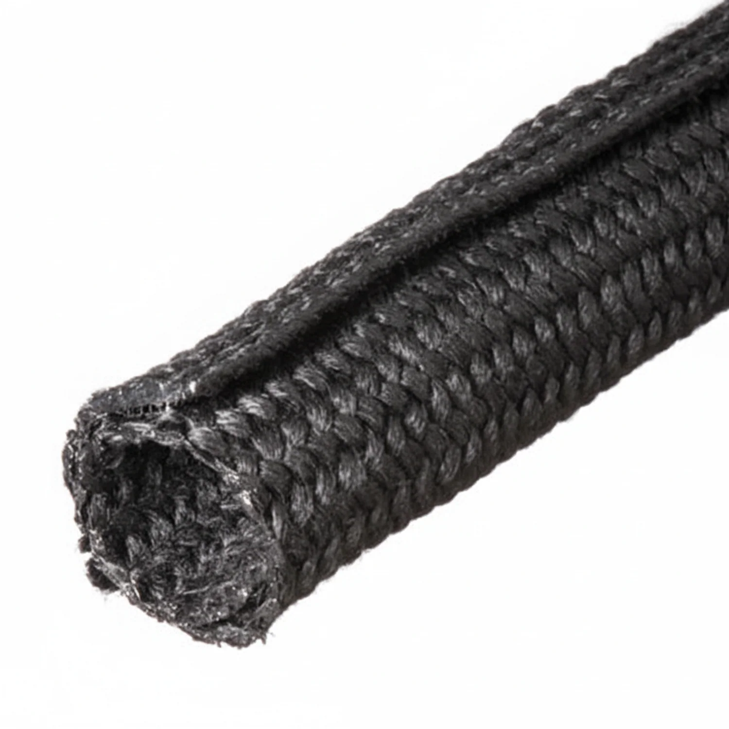 1 3/8” Black Techflex Grip Wrap Expandable Braided Sleeving with Hook and Loop Closure 25ft - Image 2