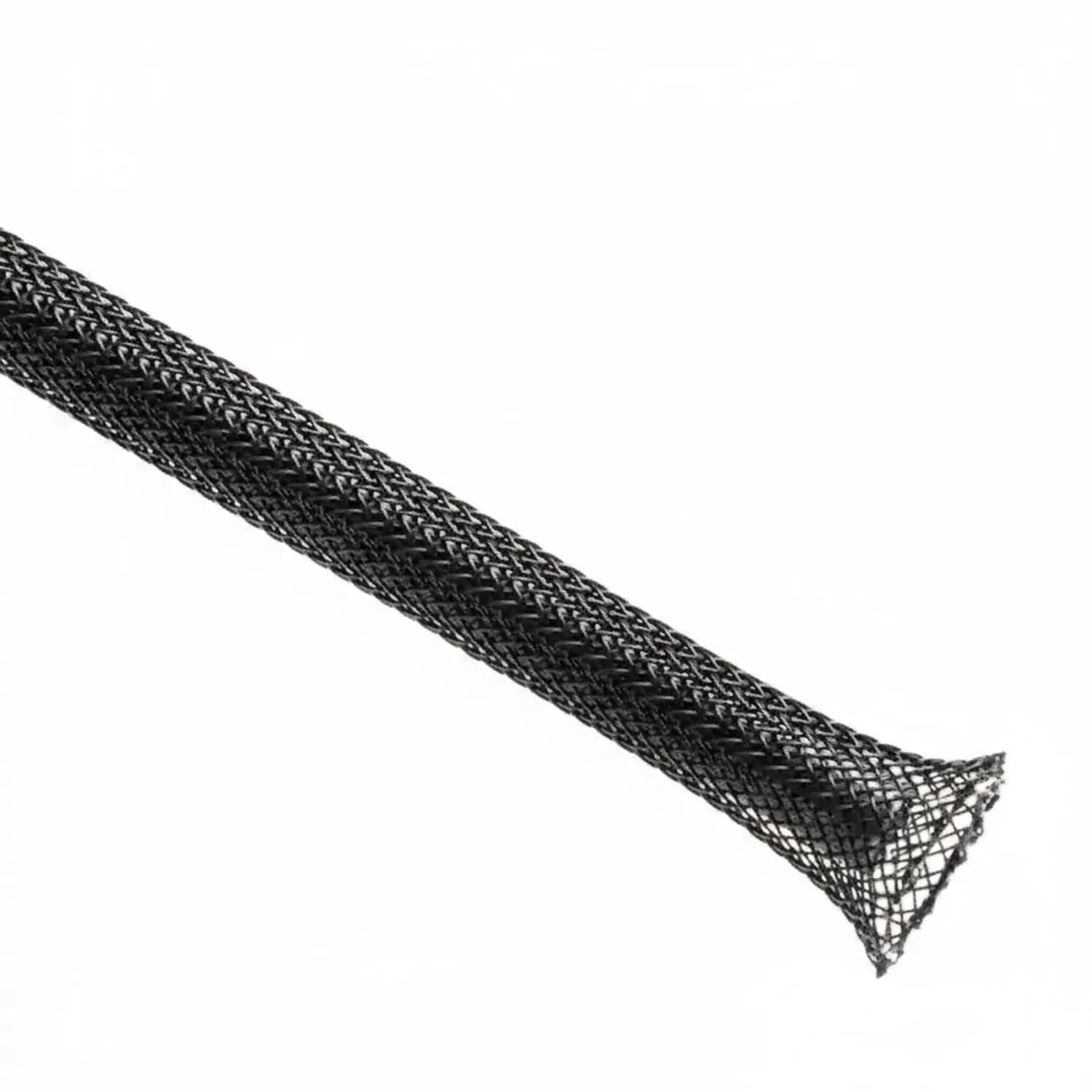 1/4" Black Techflex Flexo PET Expandable Braided Sleeving 200ft - Image 3