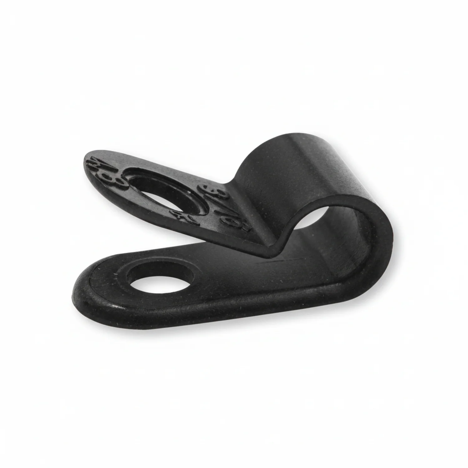 1/8" Black Heavy Duty Cable Clamp 1/2" wide, 100/bag, CC5-1/8-0C