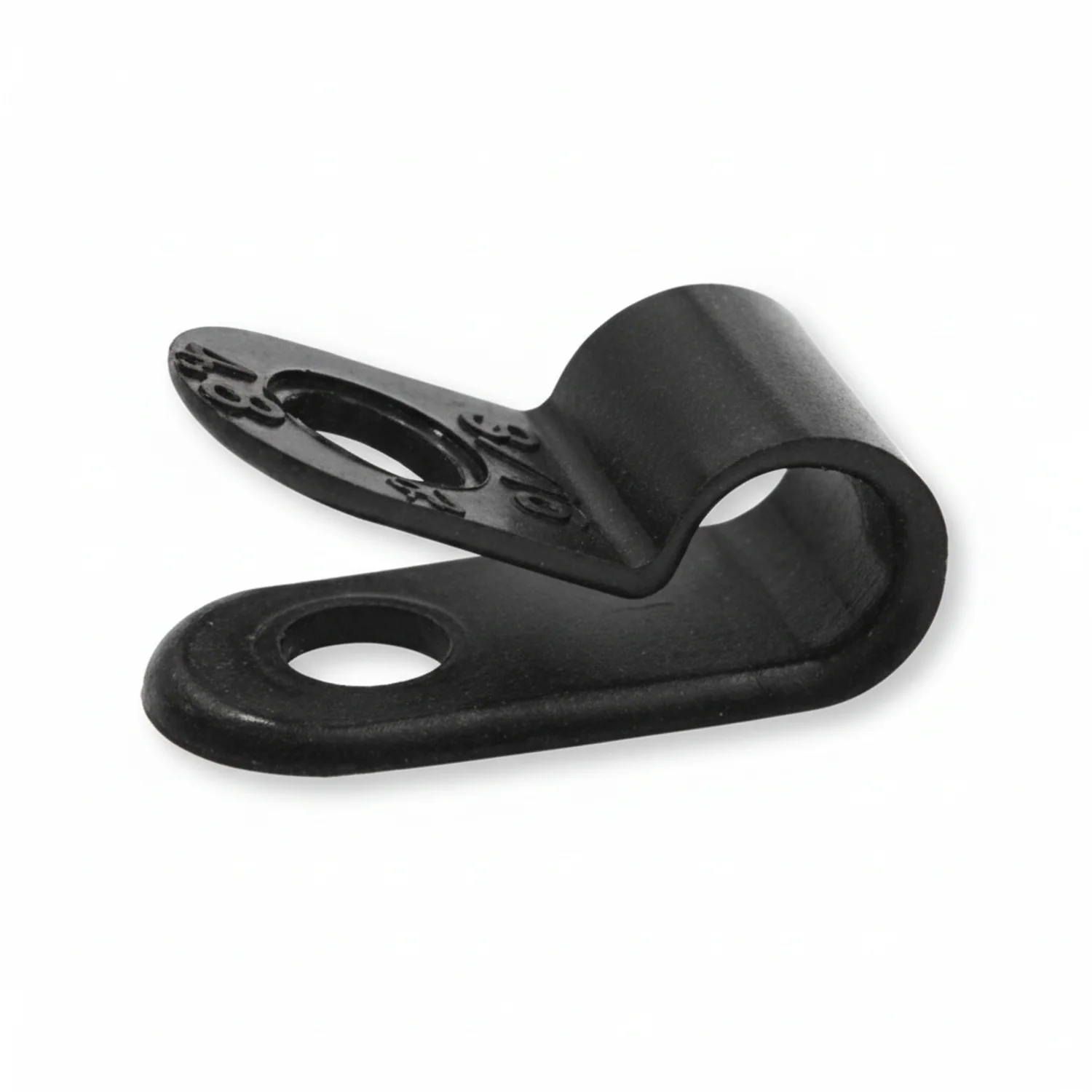 1/8" Black Heavy Duty Cable Clamp 1/2" wide, 100/bag, CC5-1/8-0C - Image 2