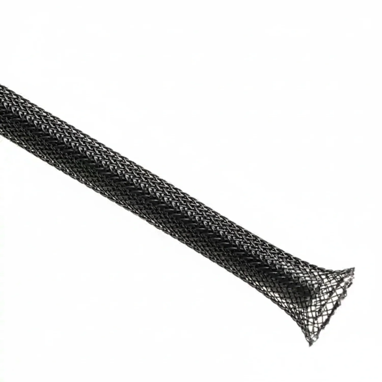 1/8" Black Techflex Flexo PET Expandable Braided Sleeving 225ft - Image 4