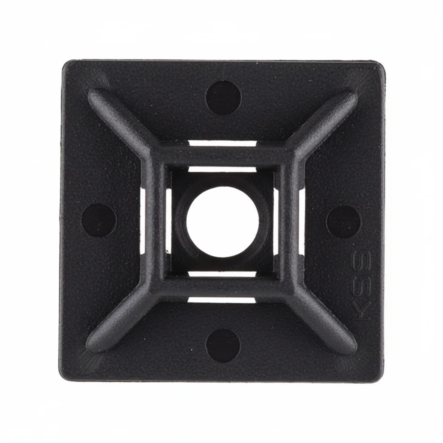 1" UV Black Adhesive Cable Tie Mounts 100/bag Part #CM100-0C - Image 3
