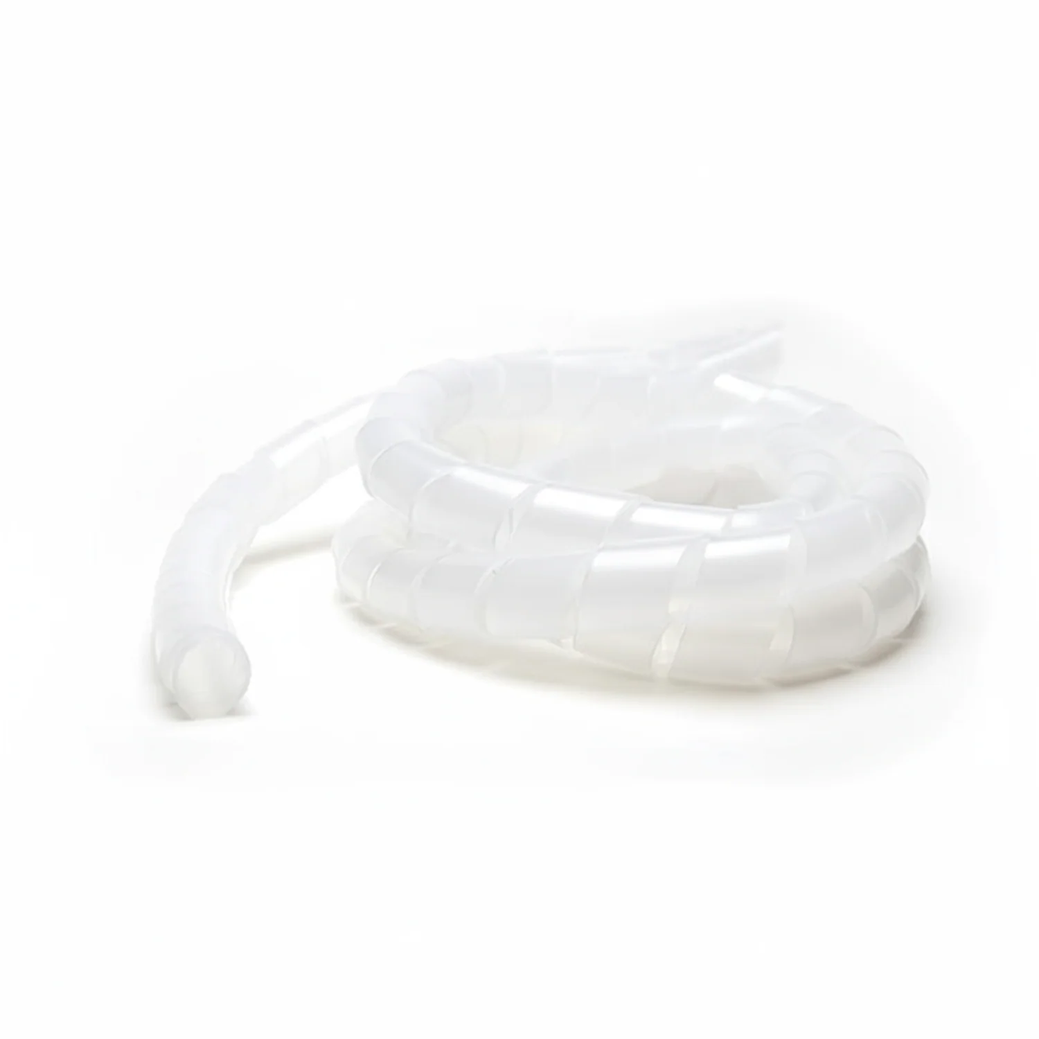 1" Diameter Polyethylene Natural Spiral Wrap 100ft/Spool