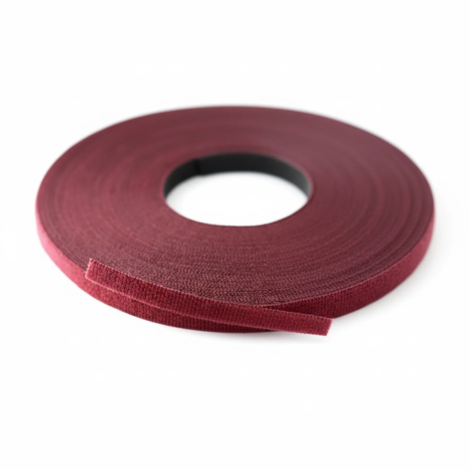 1" x 25 Yard Roll Velcro® Brand One-Wrap® Tape UL Rated Fire Retardant, Cranberry 1/Bag - Image 3