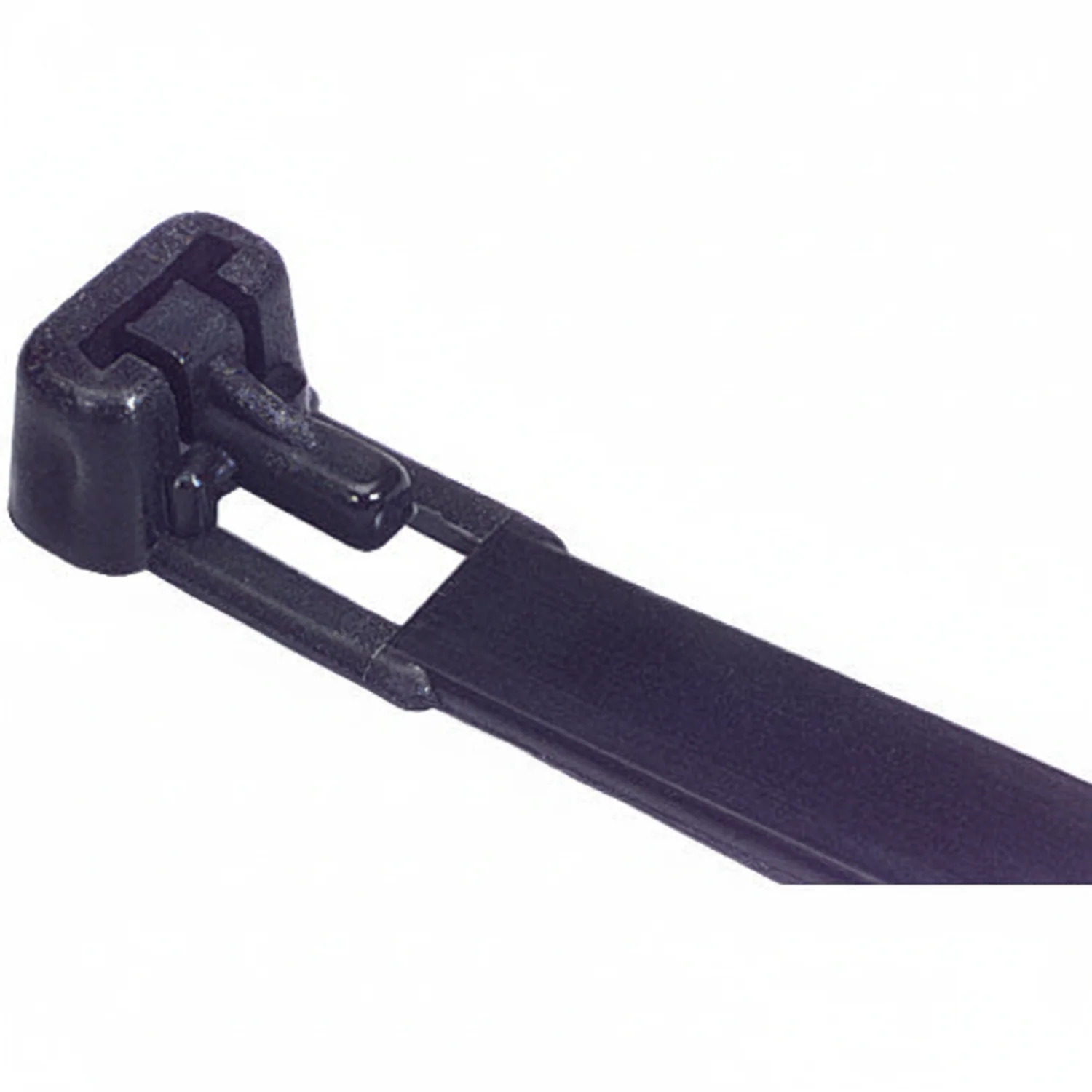 10" 50lb Black Trigger Releasable Cable Ties / Zip Ties 100/bag Part #RT10-50-0C-.30 - Image 3