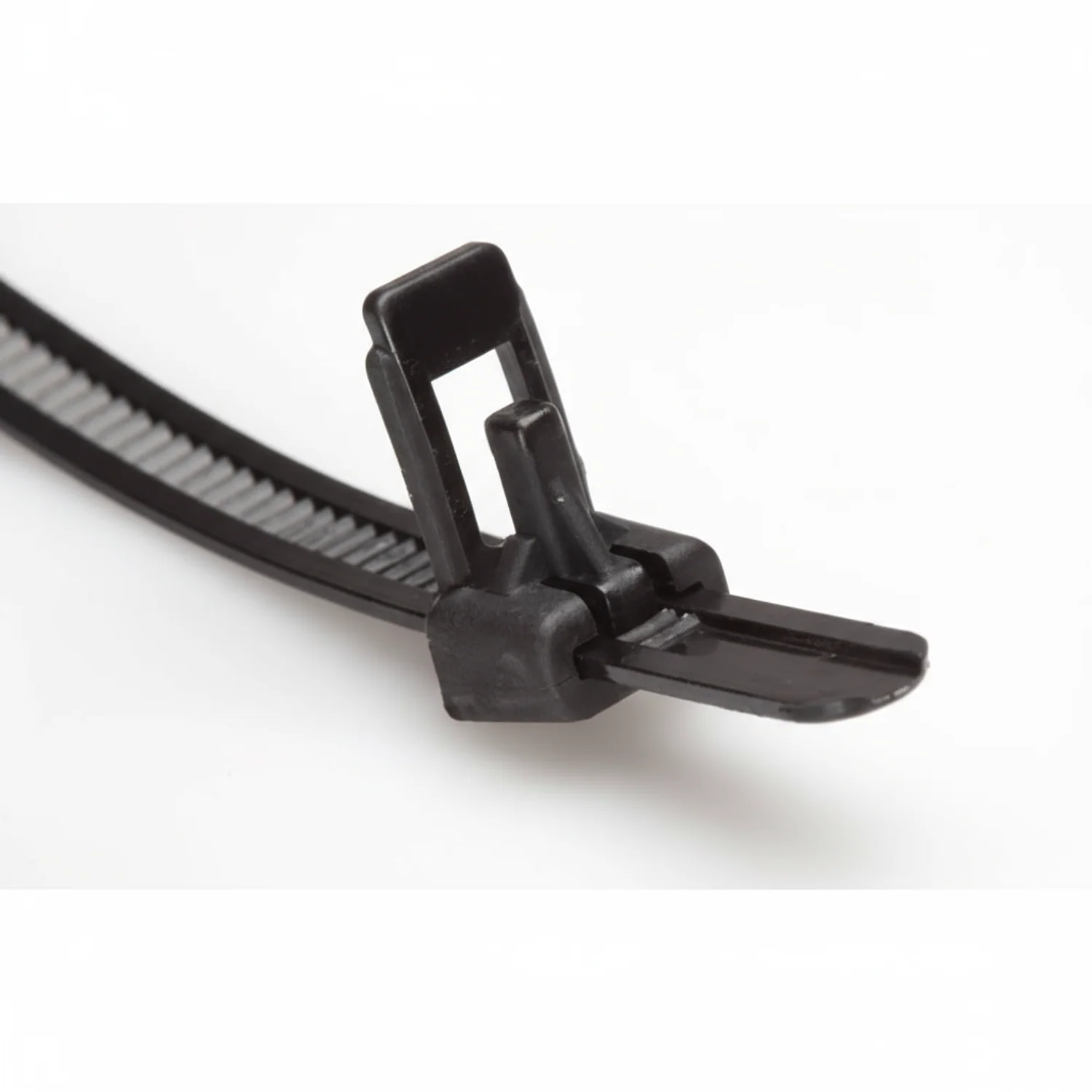 10" 50lb Black Trigger Releasable Cable Ties / Zip Ties 100/bag Part #RT10-50-0C-.30 - Image 8