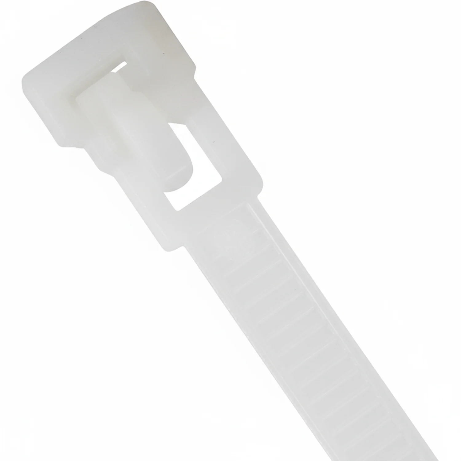 10" 50lb Natural Trigger Releasable Cable Ties / Zip Ties 100/bag Part #RT10-50-9C-.30 - Image 3