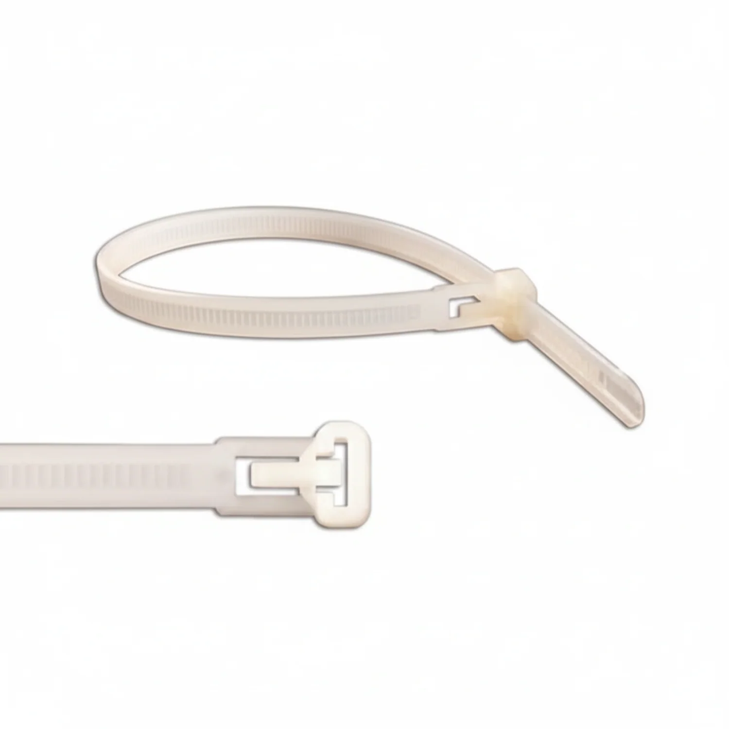 10" 50lb Natural Trigger Releasable Cable Ties / Zip Ties 100/bag Part #RT10-50-9C-.30 - Image 4