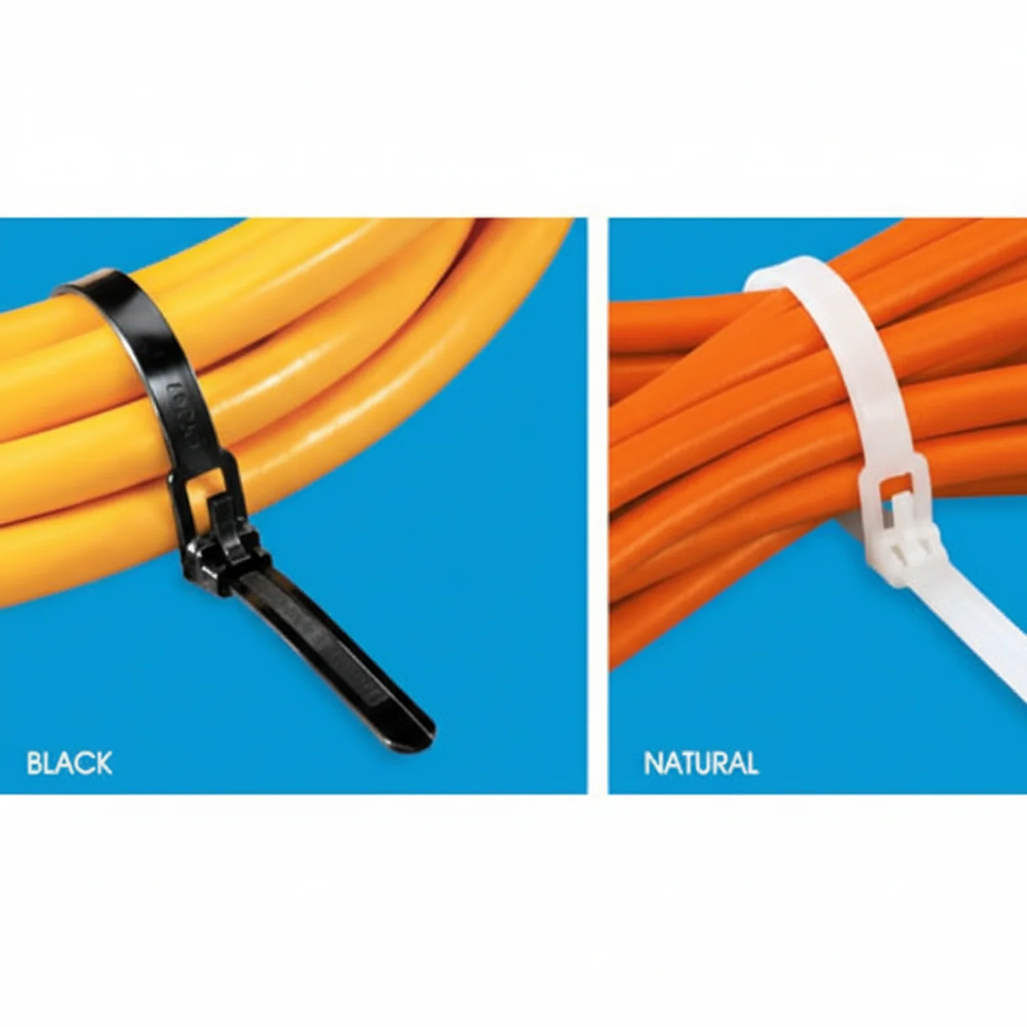 10" 50lb Natural Trigger Releasable Cable Ties / Zip Ties 100/bag Part #RT10-50-9C-.30 - Image 7