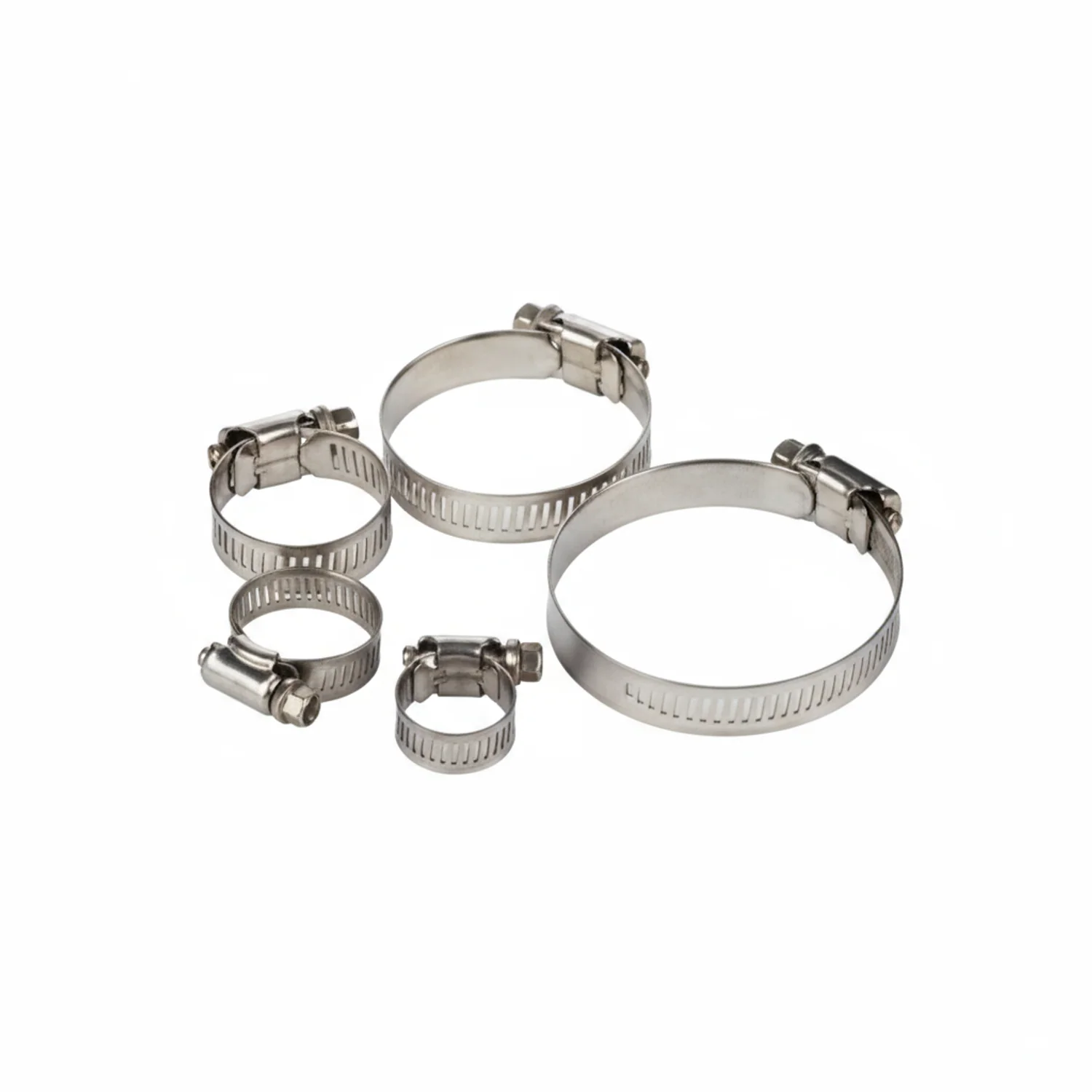 #10P Stainless Steel Hose Clamp w/ Zinc Plated Screw 10/box - Image 4