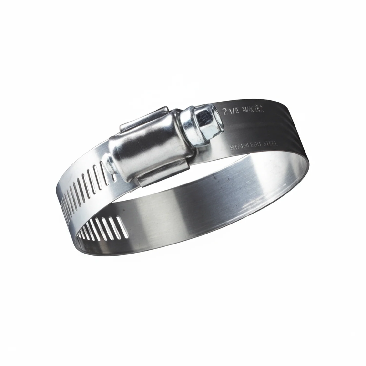 #10P Stainless Steel Hose Clamp w/ Zinc Plated Screw 10/box - Image 6
