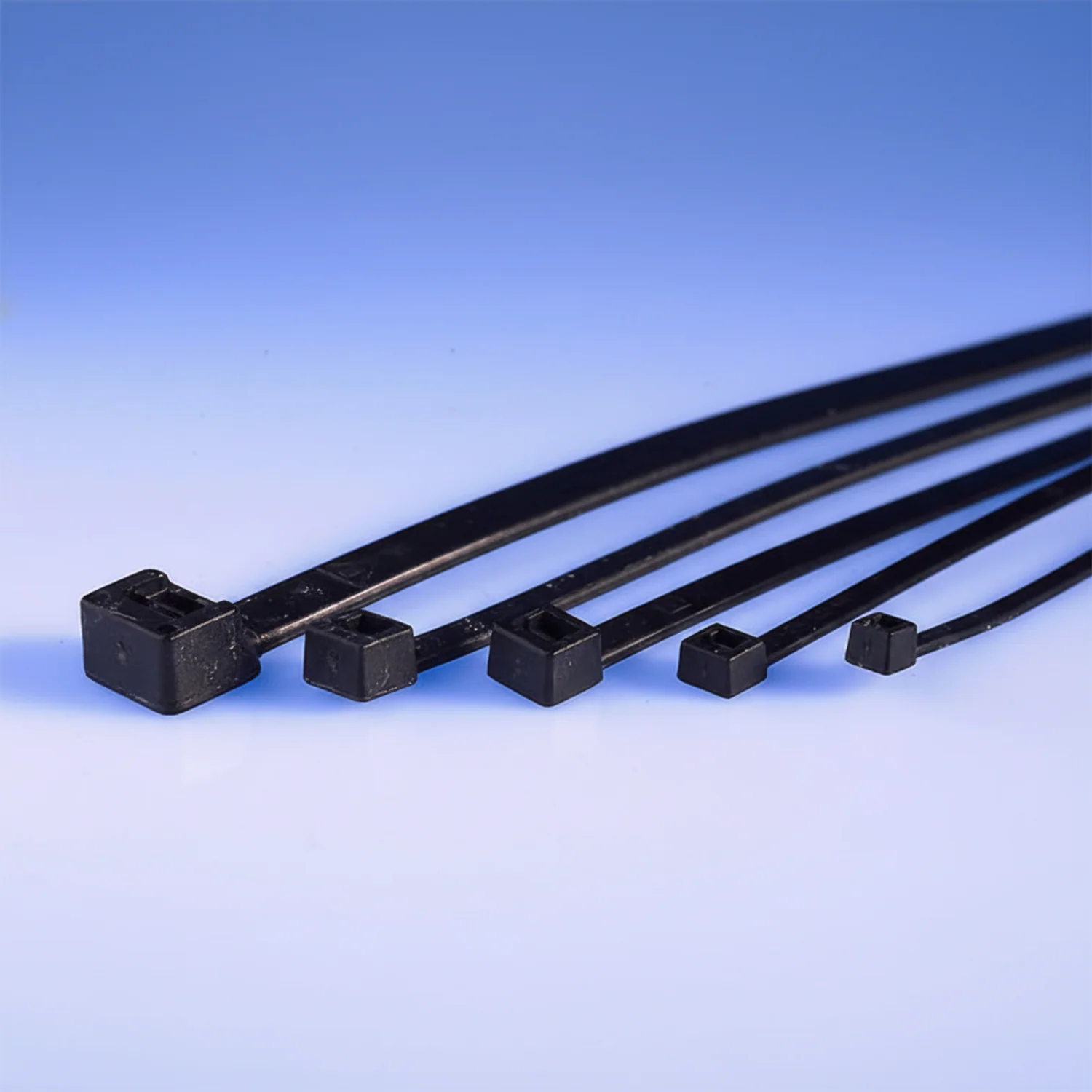 11.1" 50lb UV Black Cold Weather Frosty Cable Ties / Zip Ties 100/bag Part # FT11-50-0C - Image 2
