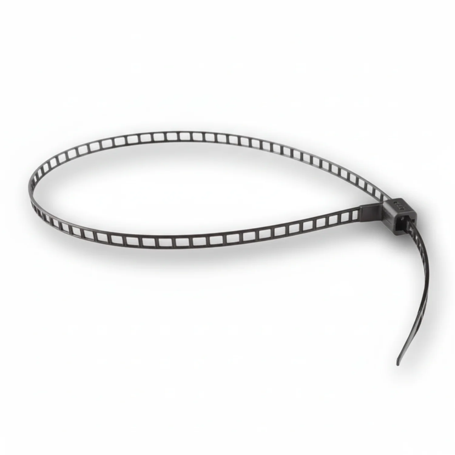 11" 40lb Black Ladder Style Nylon Cable Ties / Zip Ties 1000/bag Part #Ladder11-40-0M - Image 2