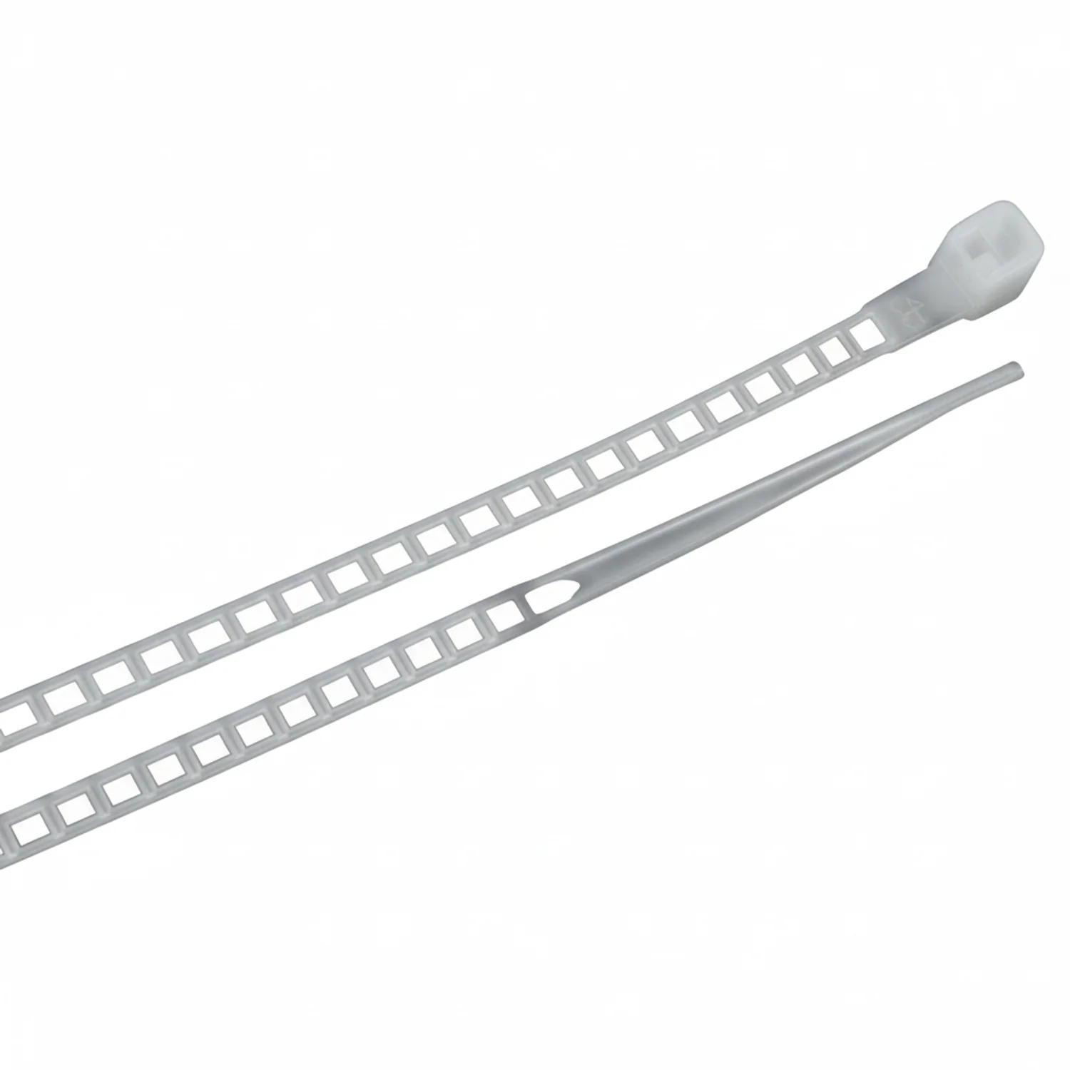 11" 40lb Natural Ladder Style Nylon Cable Ties / Zip Ties 1000/bag Part #Ladder11-40-9M - Image 4