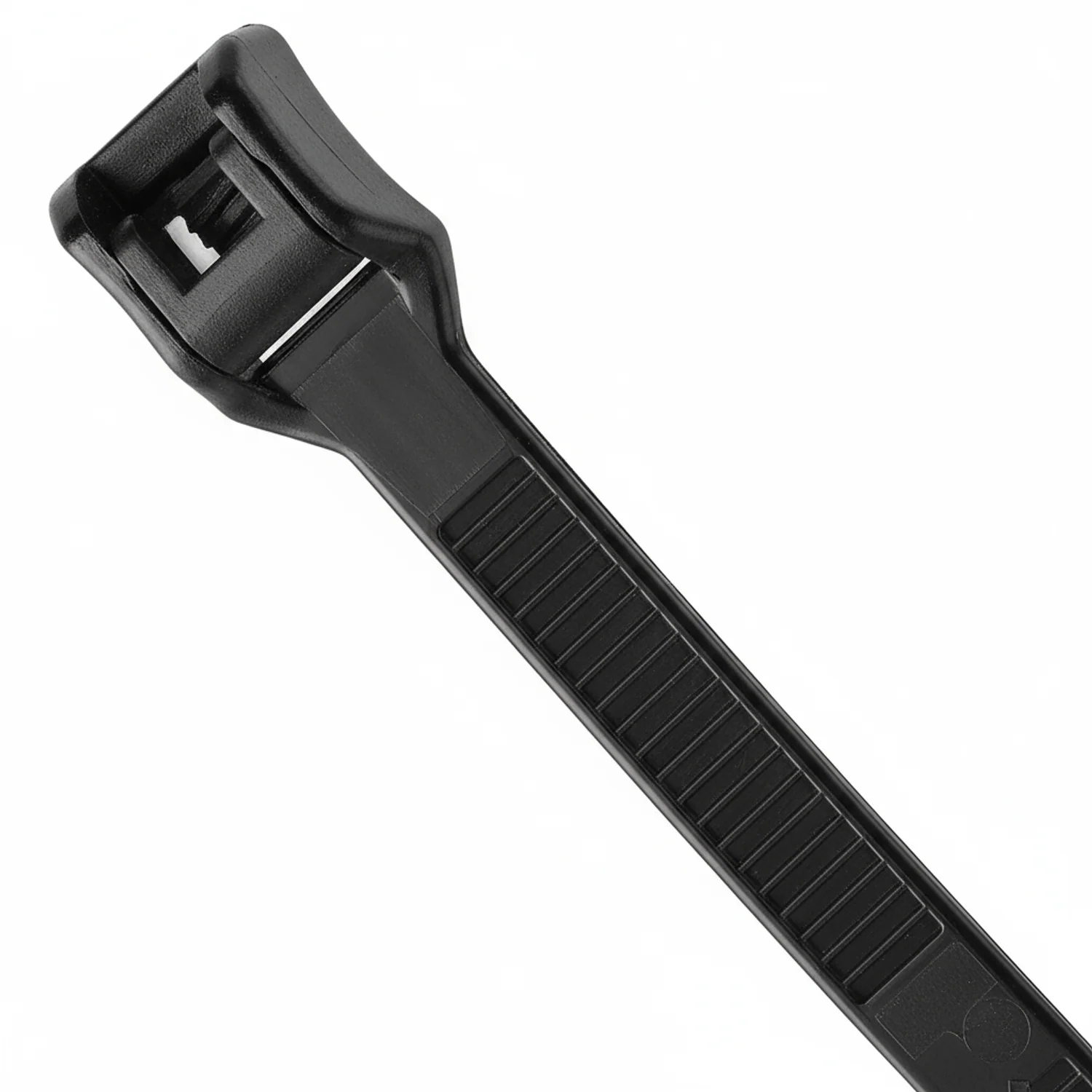 11" 50lb Black Low Profile/In-Line Cable Ties / Zip Ties 100/bag Part #LP11-50-0C - Image 4