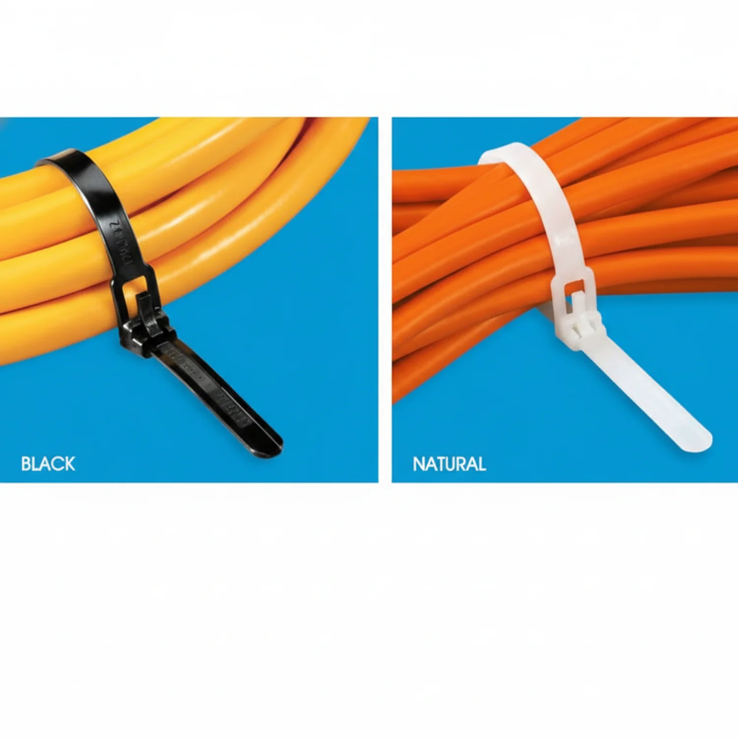 11" 50lb Black Trigger Releasable Cable Ties / Zip Ties 100/bag Part #RT11-50-0C-.30 - Image 5