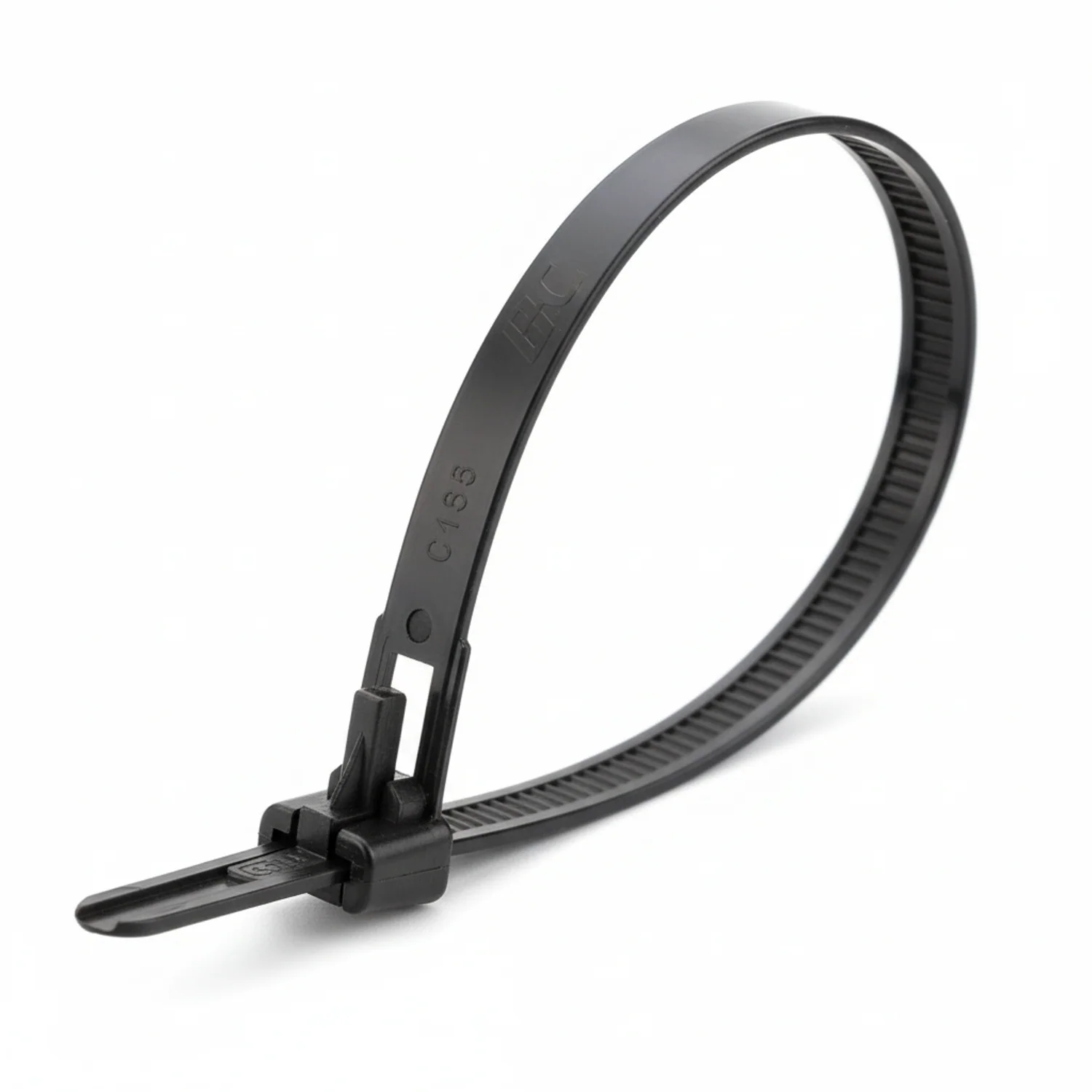11" 50lb Black Trigger Releasable Cable Ties / Zip Ties 100/bag Part #RT11-50-0C-.30 - Image 6