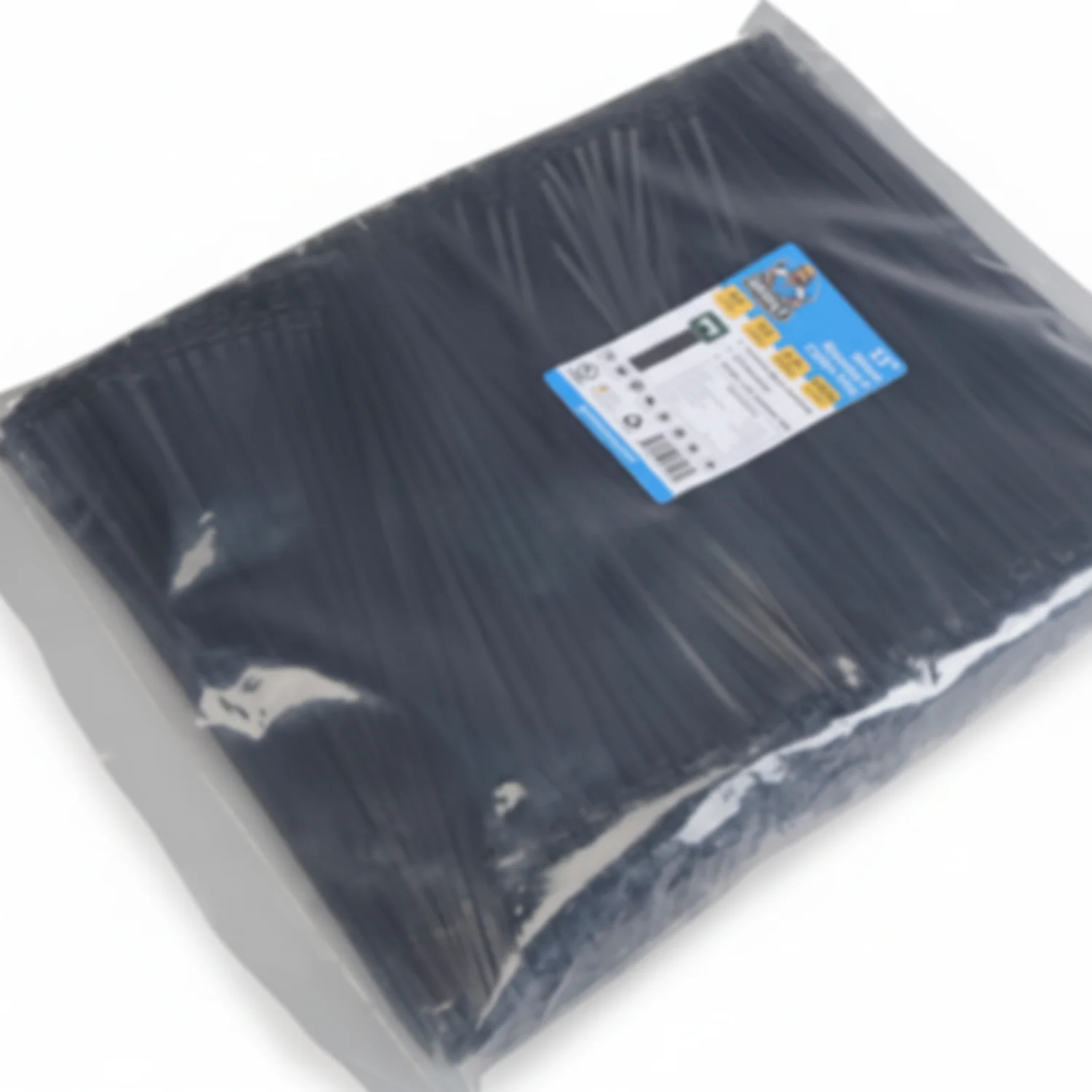 11" 50lb BlackUV Cable Tie 1000/bag - Image 2