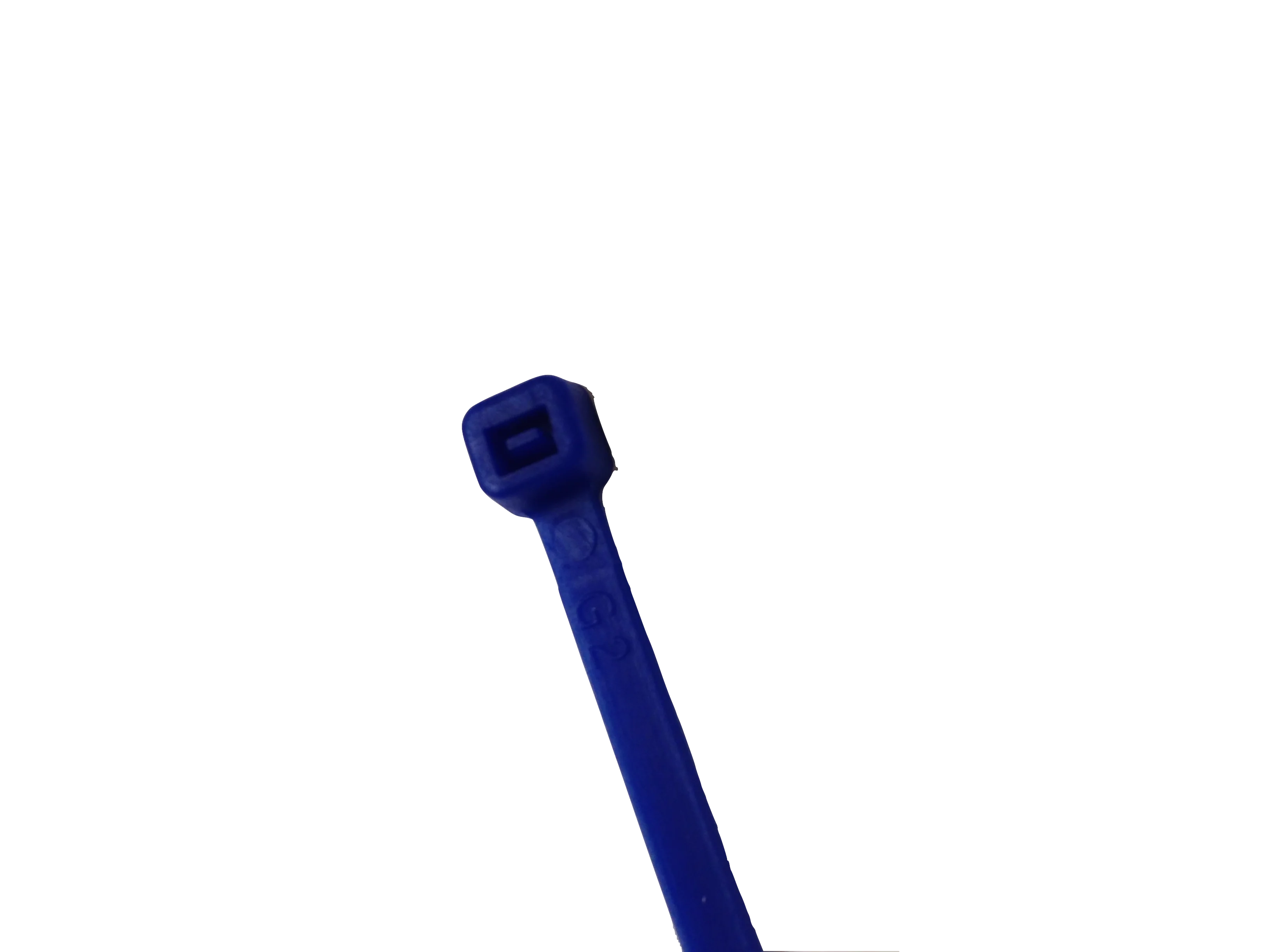 11" 50lb Fluorescent Blue Cable Ties / Zip Ties 100/bag Part # C11-50-Flo Blue - Image 3