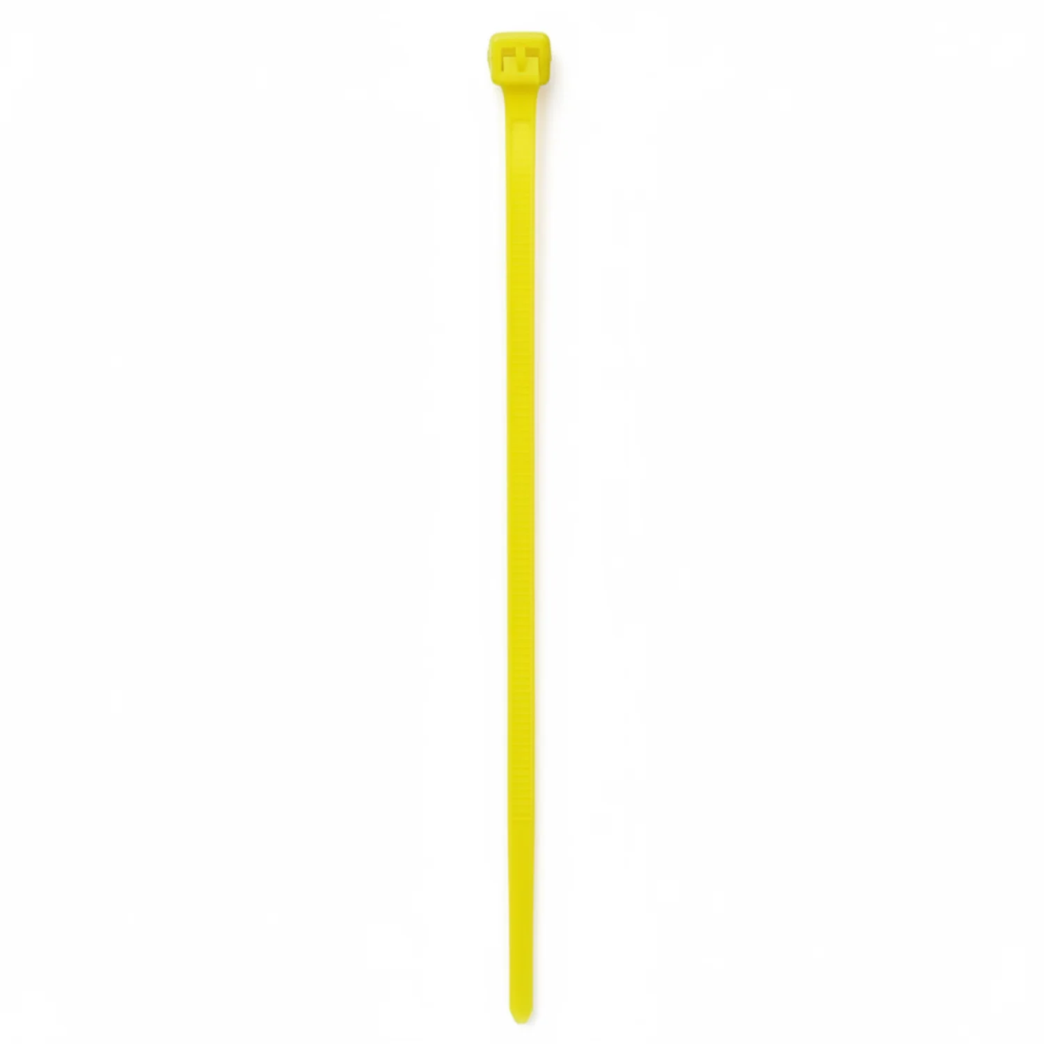 11" 50lb Fluorescent Yellow Cable Ties / Zip Ties 100/bag Part # C11-50-Flo Yellow - Image 4
