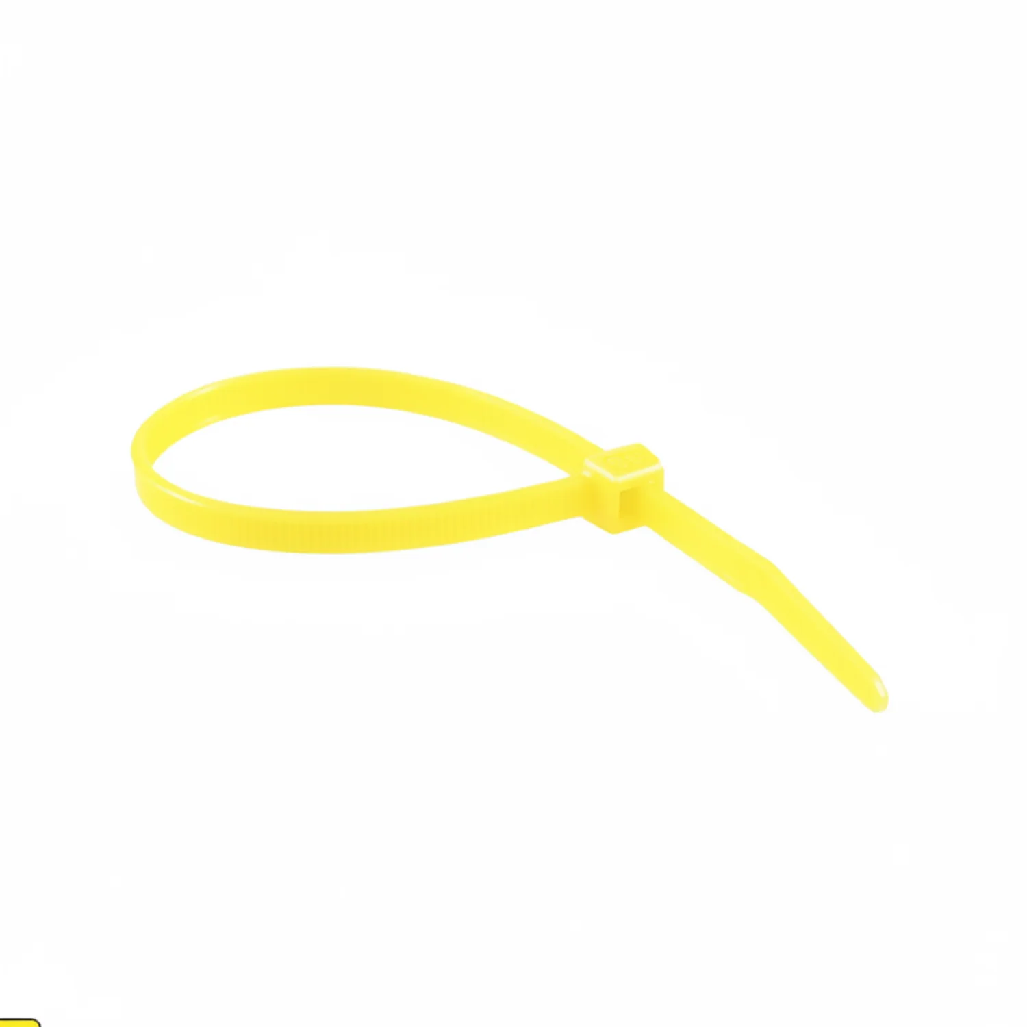 11" 50lb Fluorescent Yellow Cable Tie 1000/bag