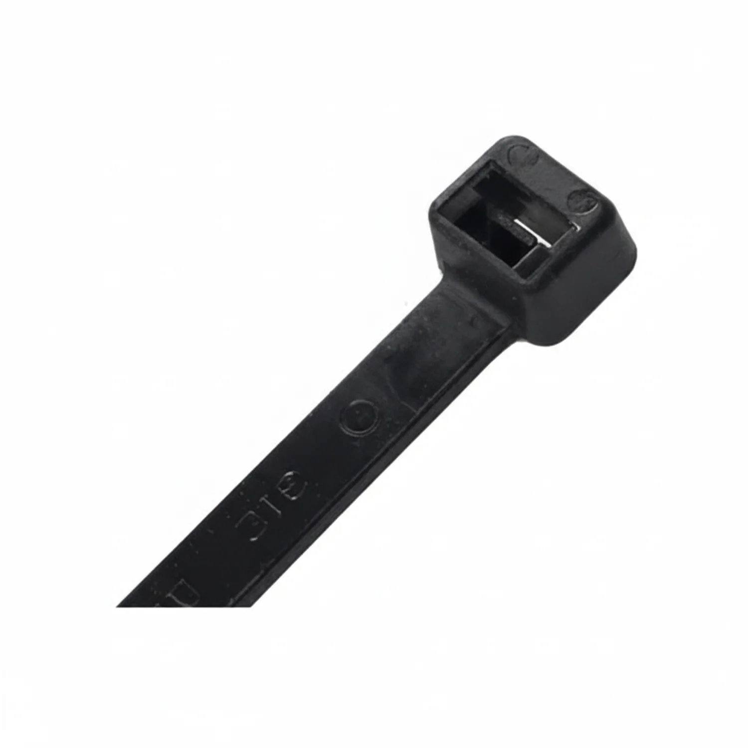 11" 50lb Heat Stabilized UV Black Ties 100/bag HS11-50-C