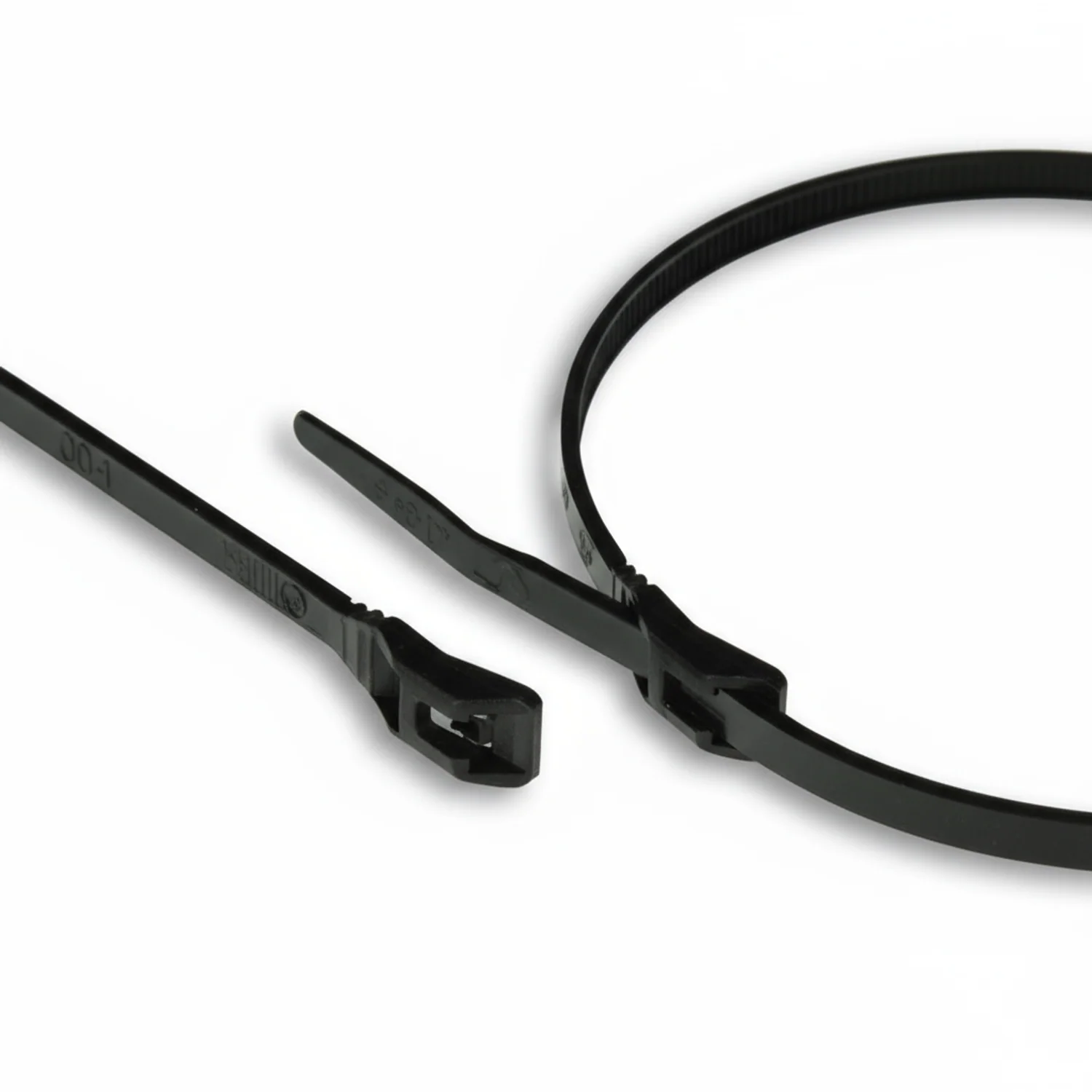 11" 50lb Natural Low Profile/In-Line Cable Ties / Zip Ties 100/bag Part #LP11-50-9C - Image 3