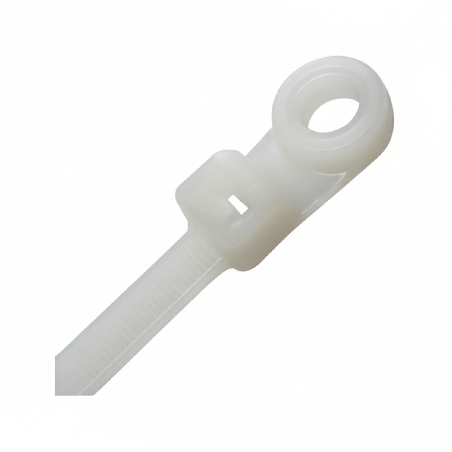 11" 50lb Screw Mount Natural Mounting Head Cable Ties / Zip Ties 100/bag Part #SM11-50-9C