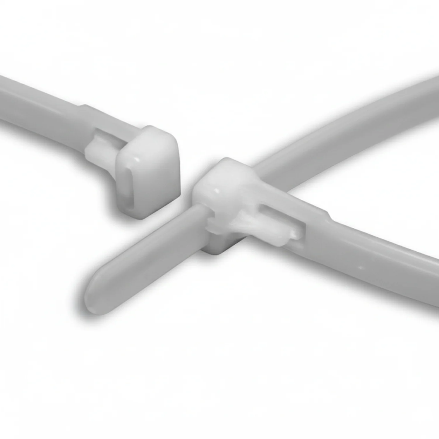 11" 50lb Natural Trigger Releasable Cable Ties / Zip Ties 100/bag Part #RT11-50-9C-.30 - Image 4
