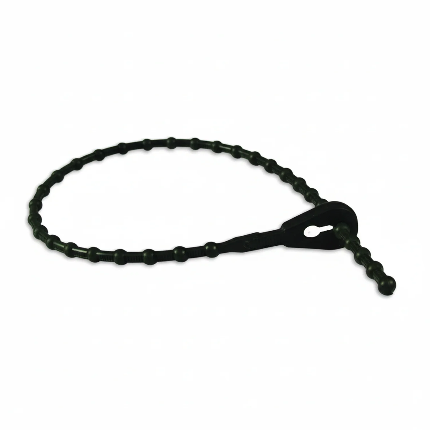 11" 75lb UV Black Beaded Cable Ties / Zip Ties 1,000/bag Part # Bead-11-75-0M - Image 3