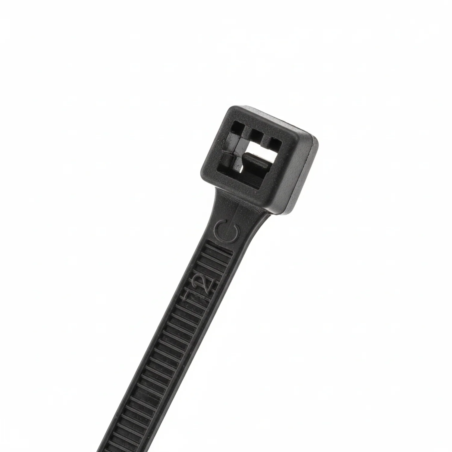 11" 75lb UV Black Cable Ties / Zip Ties 100/bag - Image 2