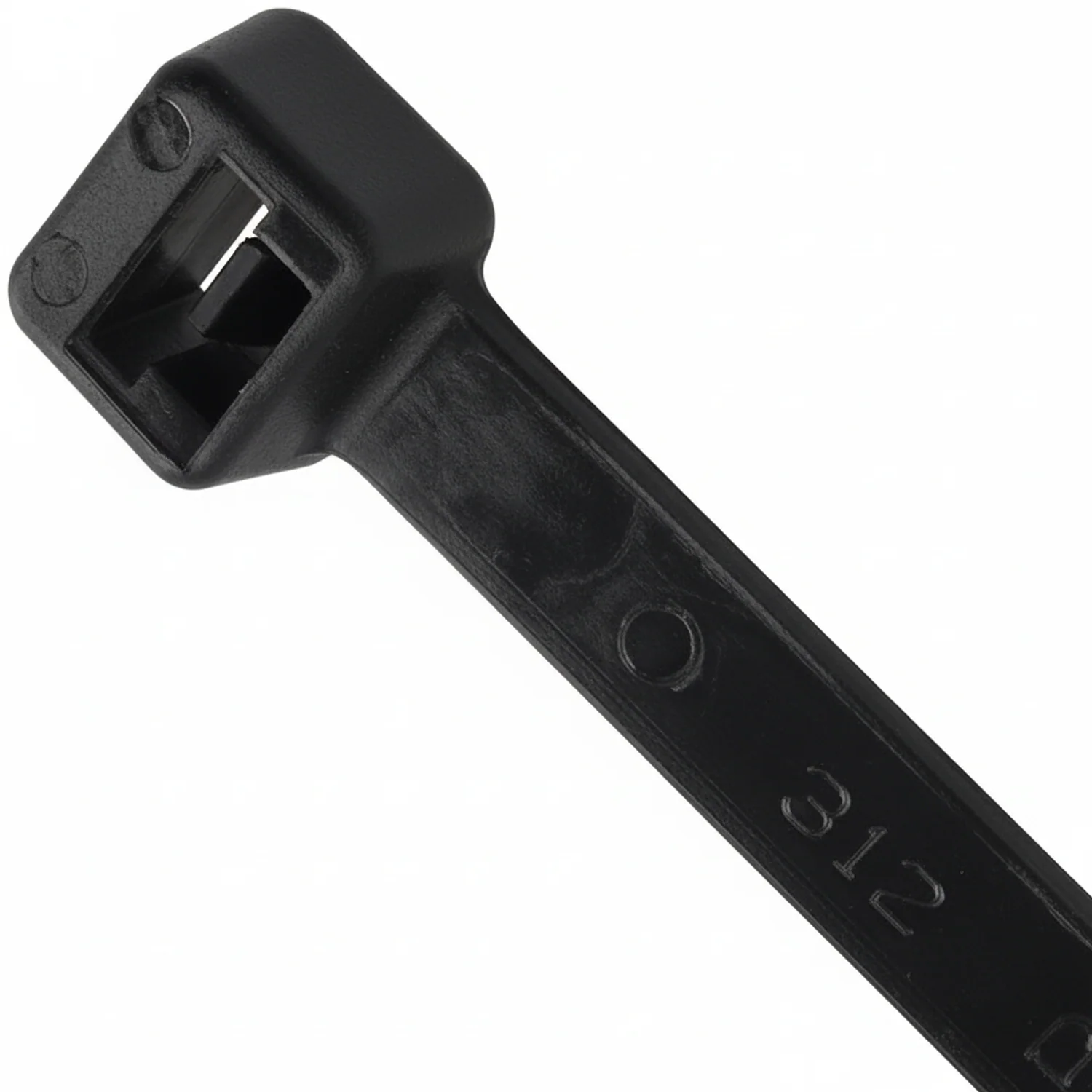 11" 75lb UV Black Cable Ties / Zip Ties 100/bag - Image 3