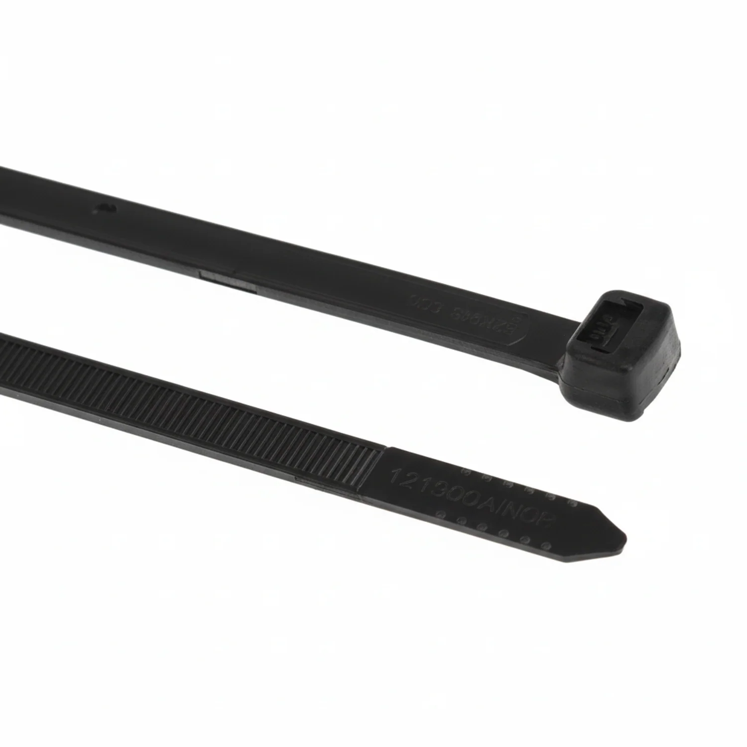 12" 25lb UV Black Polypropylene Cable Ties / Zip Ties 100/bag Part #PP12-25-0C - Image 3