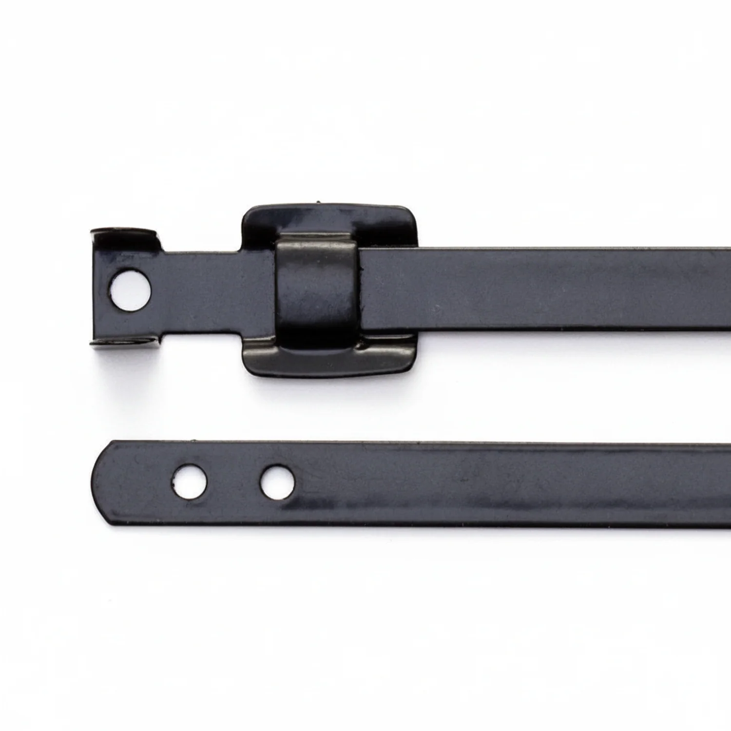 12" 300lb Releasable Black Polyester Coated 316 Stainless Steel Cable Ties / Zip Ties 100/bag Part #SSPC12R-HD-C