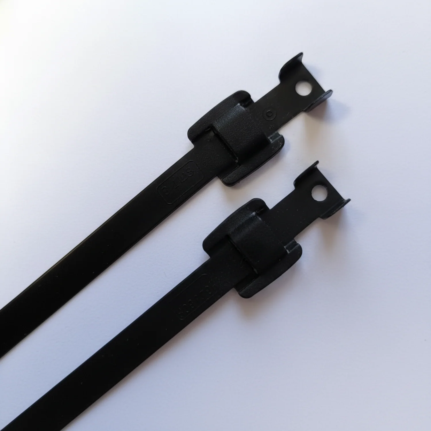 12" 330lb Releasable Black PPA Coated Stainless Steel Cable Ties / Zip Ties 100/bag Part #SSPC12R-PPA-330-C - Image 2