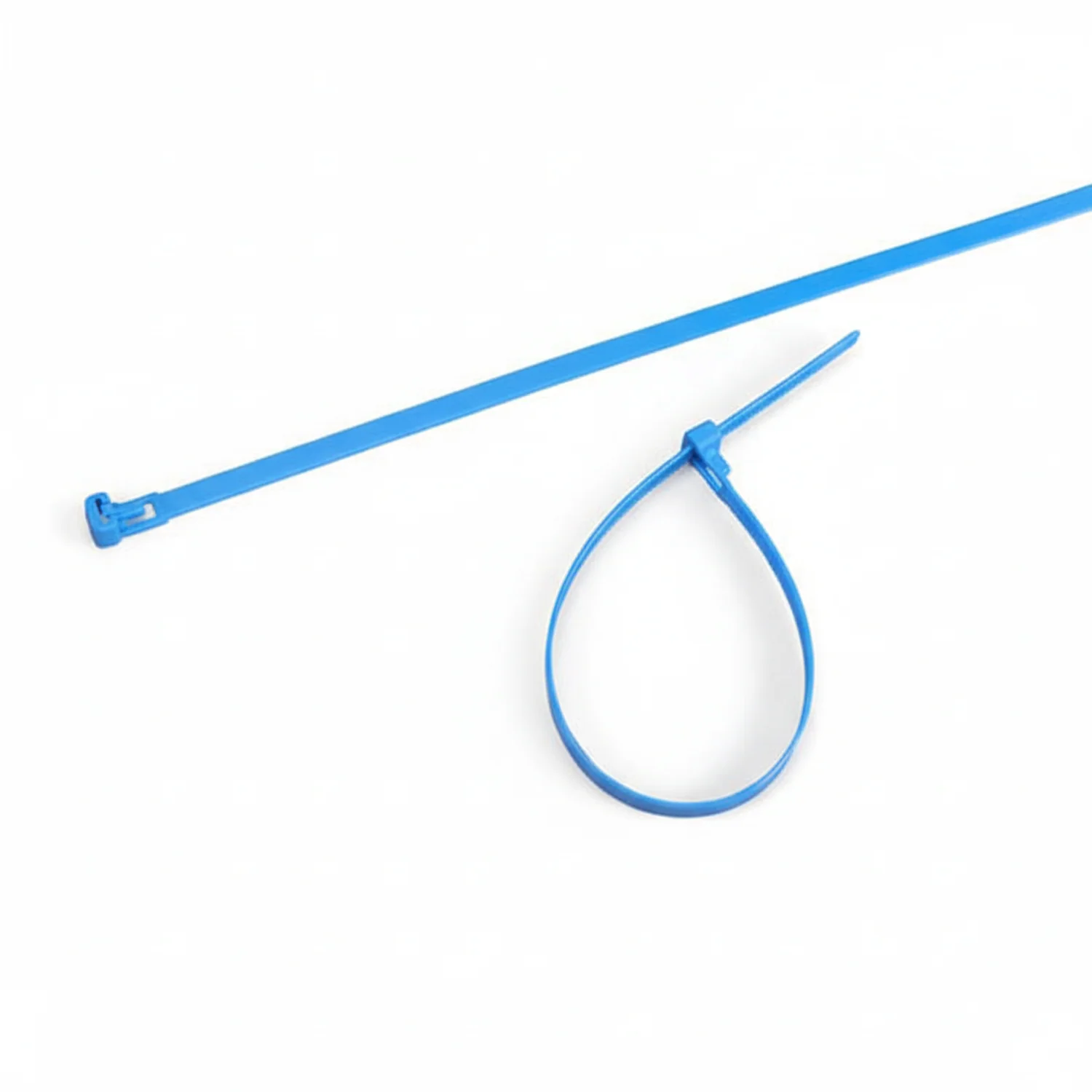 12" 50lb Blue Releasable Cable Tie 25/bag