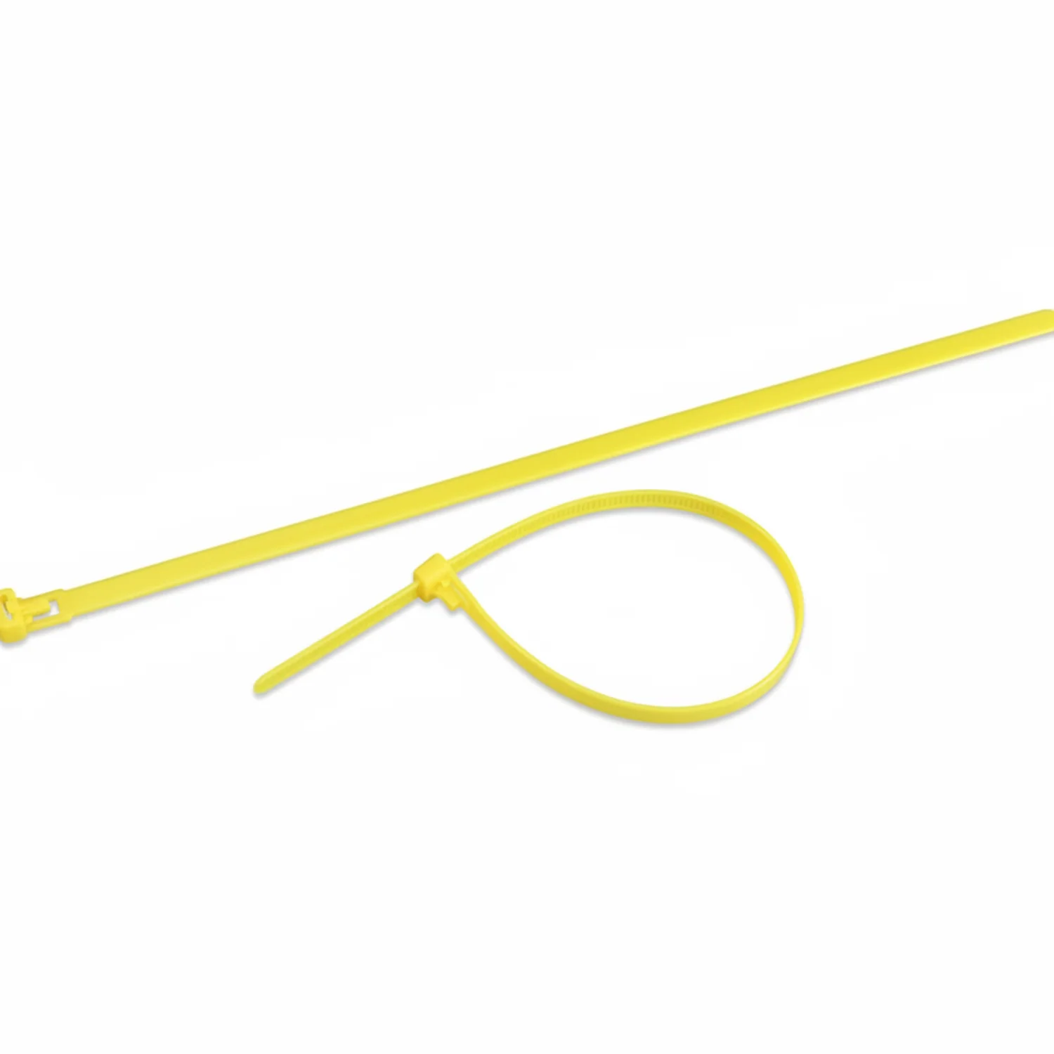 12" 50lb Yellow Releasable Cable Tie 25/bag