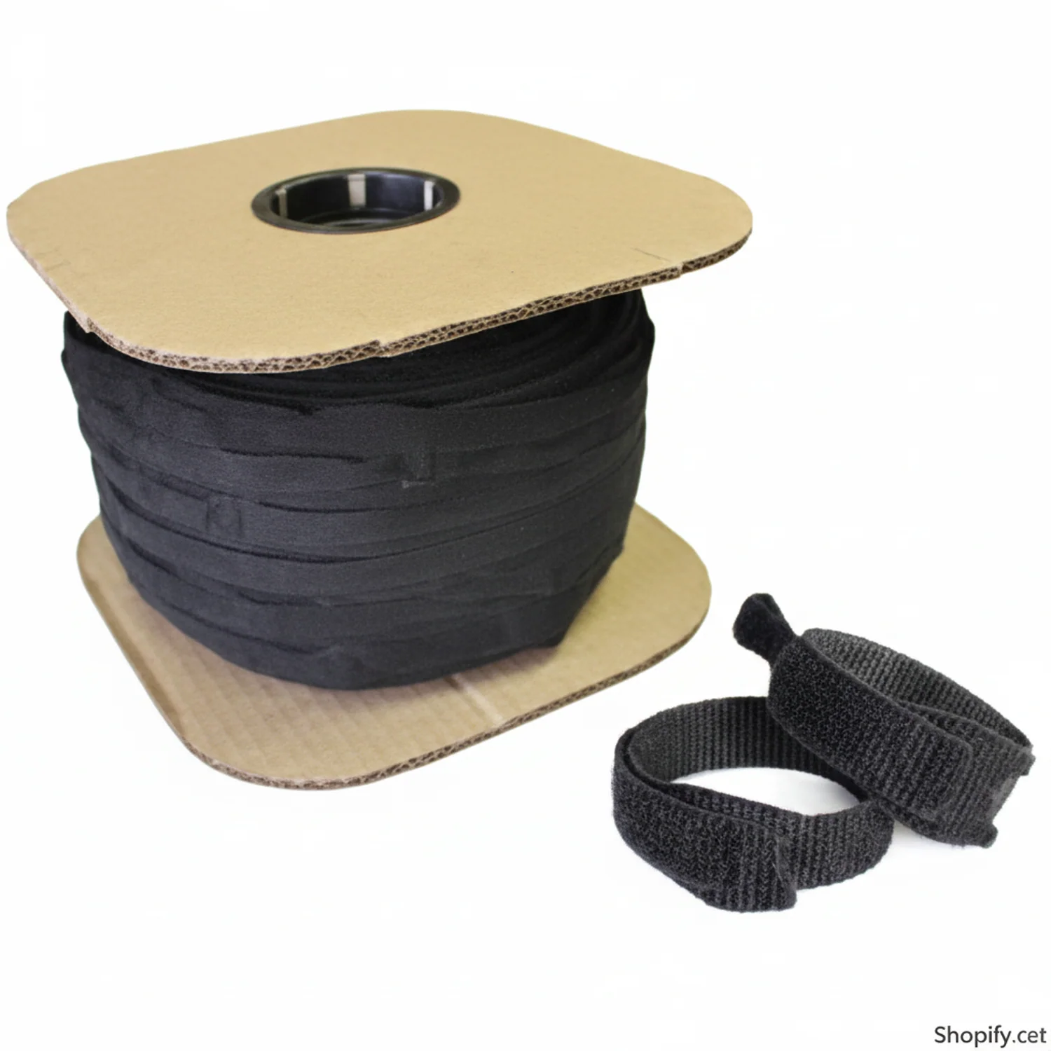 12" x 1" Velcro® Brand One Wrap® Straps Black 450/Spool - Image 20