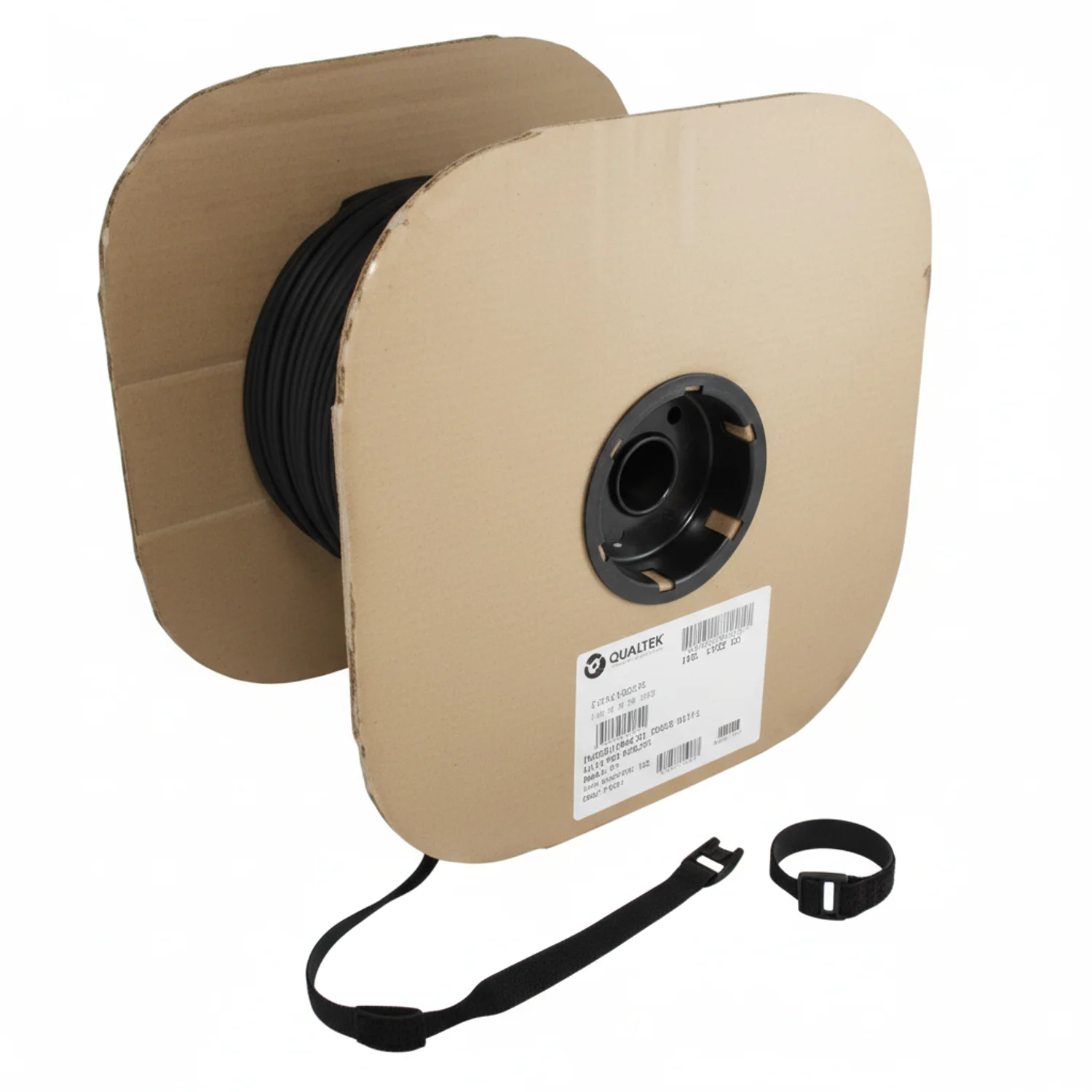 12" x 1" Velcro® Brand One Wrap® Straps Black 450/Spool - Image 9