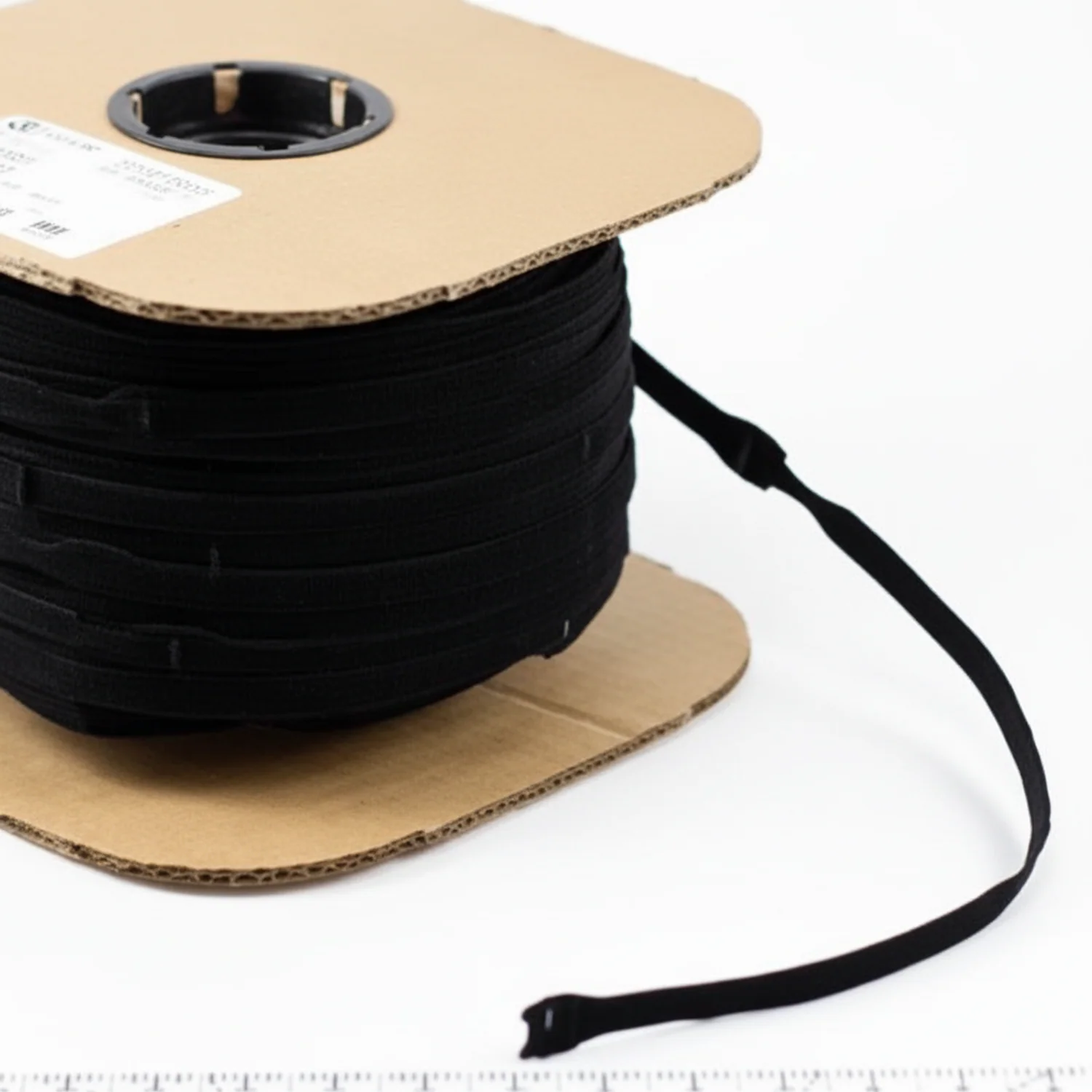 12" x 3/4" Velcro® Brand One Wrap® Straps Black 600/Spool - Image 6
