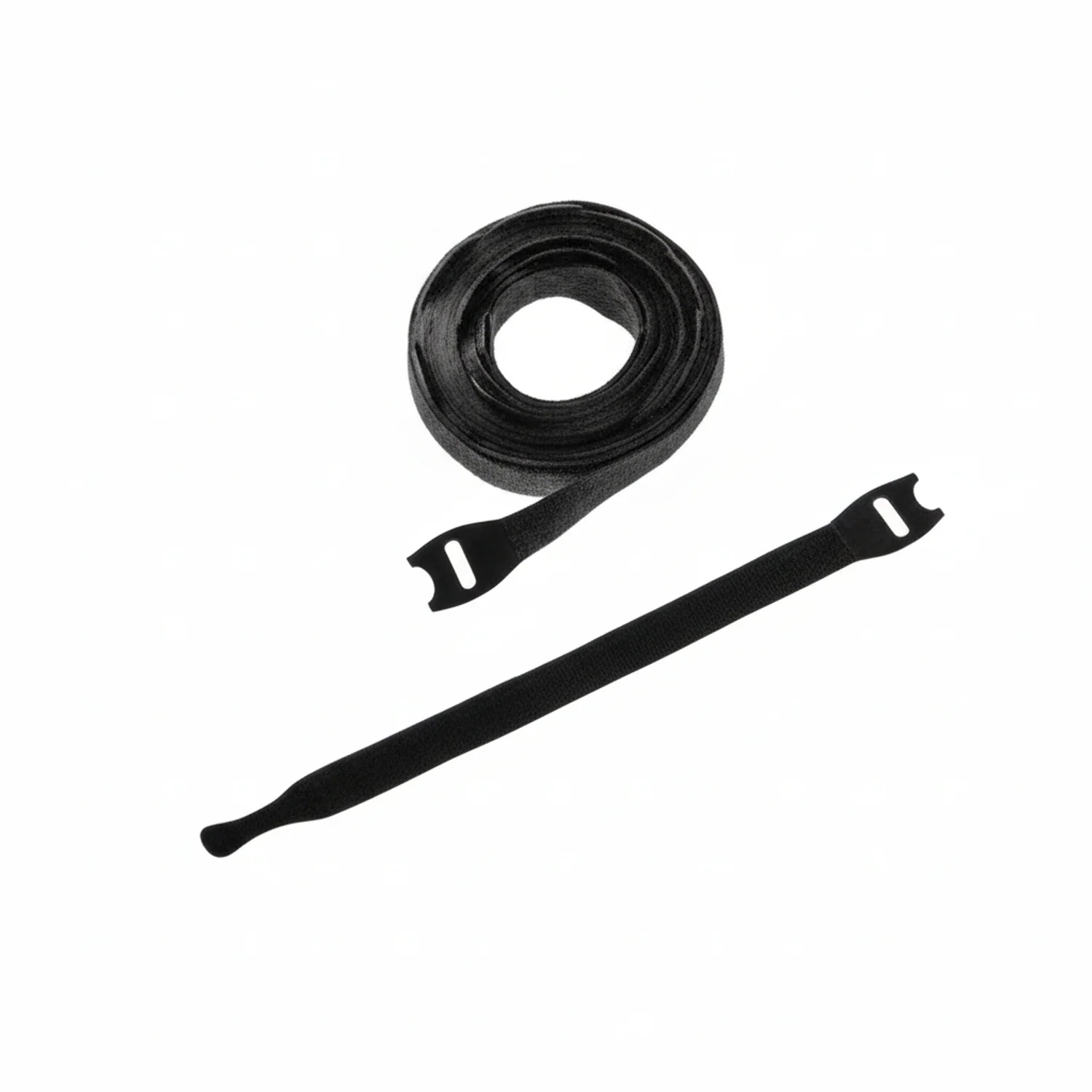 12" x 3/4" Velcro® Brand One Wrap® Straps Black UL Rated 600/Spool - Image 2