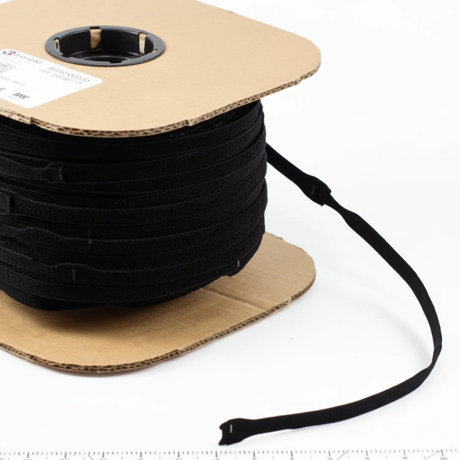12" x 3/4" Velcro® Brand One Wrap® Straps Black UL Rated 600/Spool - Image 6